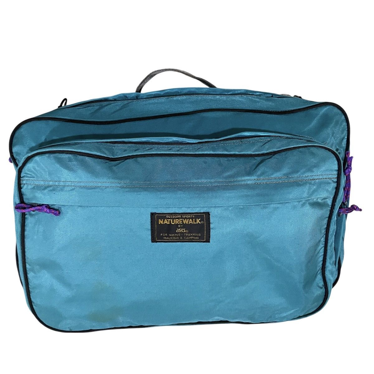 Asics Vintage ASICS Naturewalk Convertible Backpack Bag - Teal Size ONE SIZE - 1 Thumbnail