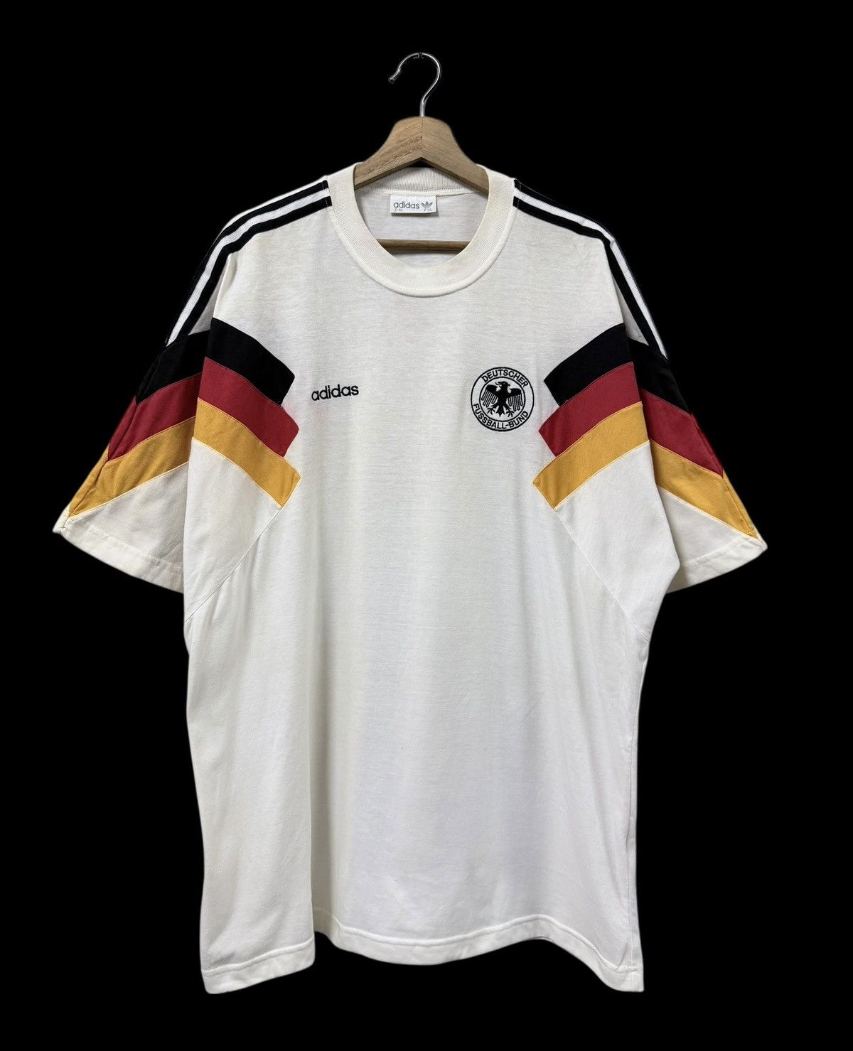 Adidas Vtg🔥90’s Maglia Calcio Germany Adidas Deutschaland Size US XXL / EU 58 / 5 - 14 Thumbnail