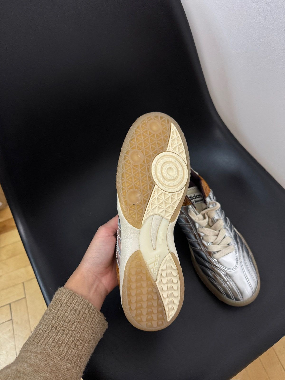 Adidas × Wales Bonner Adidas Wales Bonner MN Samba Metallic Shoes Size US 7 / EU 40 - 8 Thumbnail