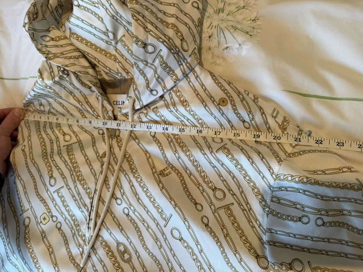Celine SS21 Celine sample Chain light silk viscose hoodie jacket Size US M / EU 48-50 / 2 - 6 Thumbnail