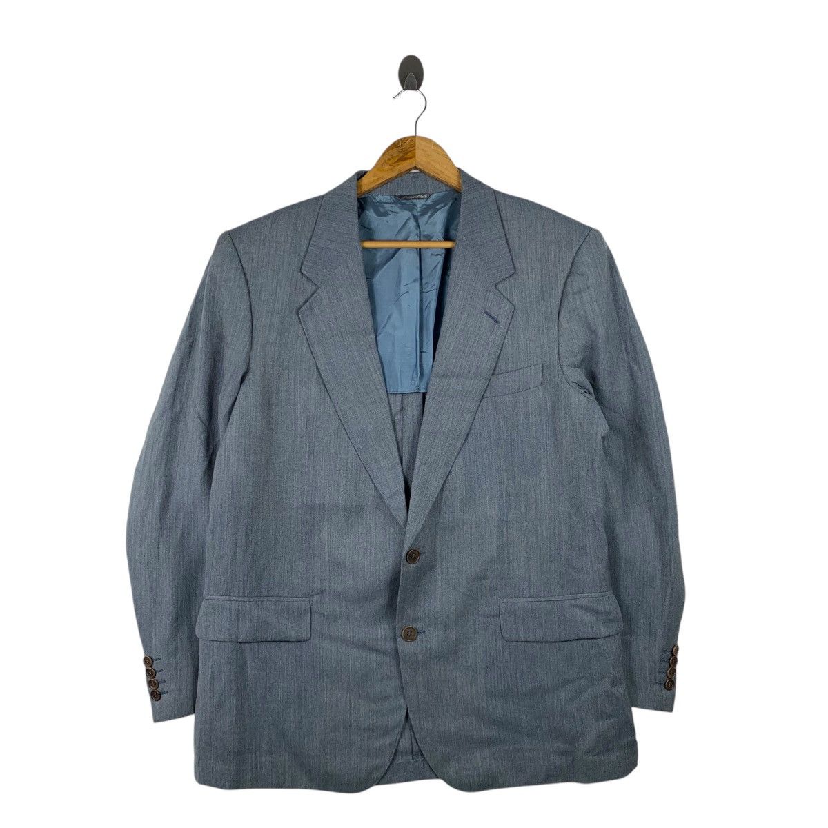 Longchamp LONGCHAMP Italian Designer Made In Italy Blazer Coat Jacket Size US L / EU 52-54 / 3 - 1 Thumbnail