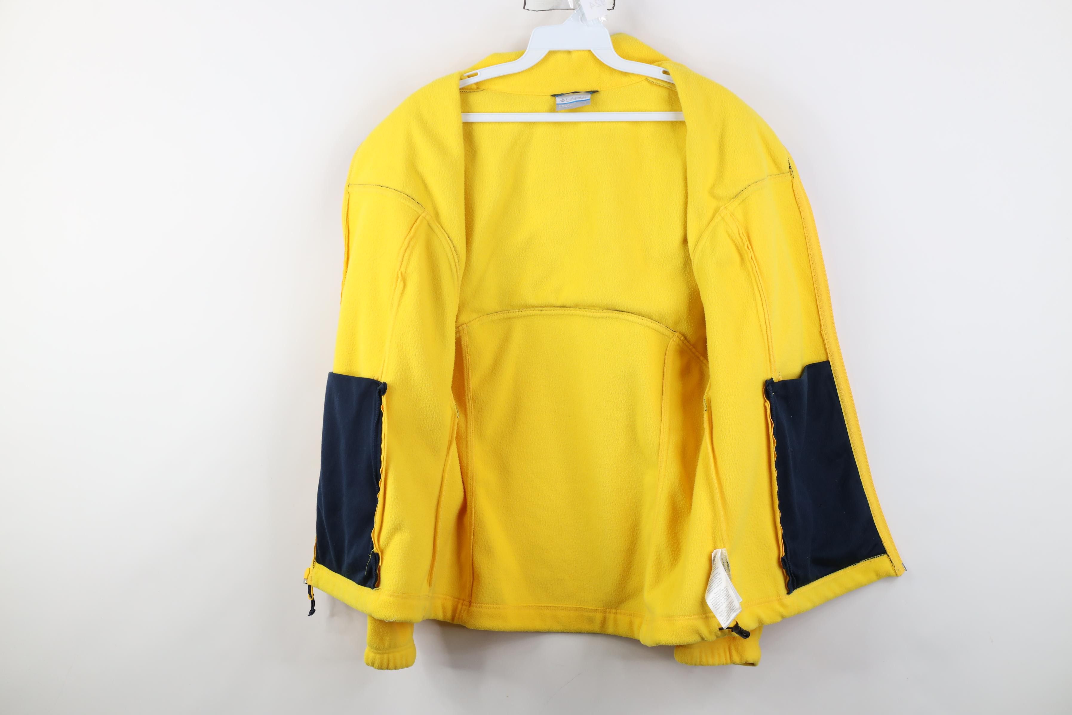 Columbia Columbia Block M University of Michigan Fleece Jacket Maize Size US L / EU 52-54 / 3 - 10 Thumbnail