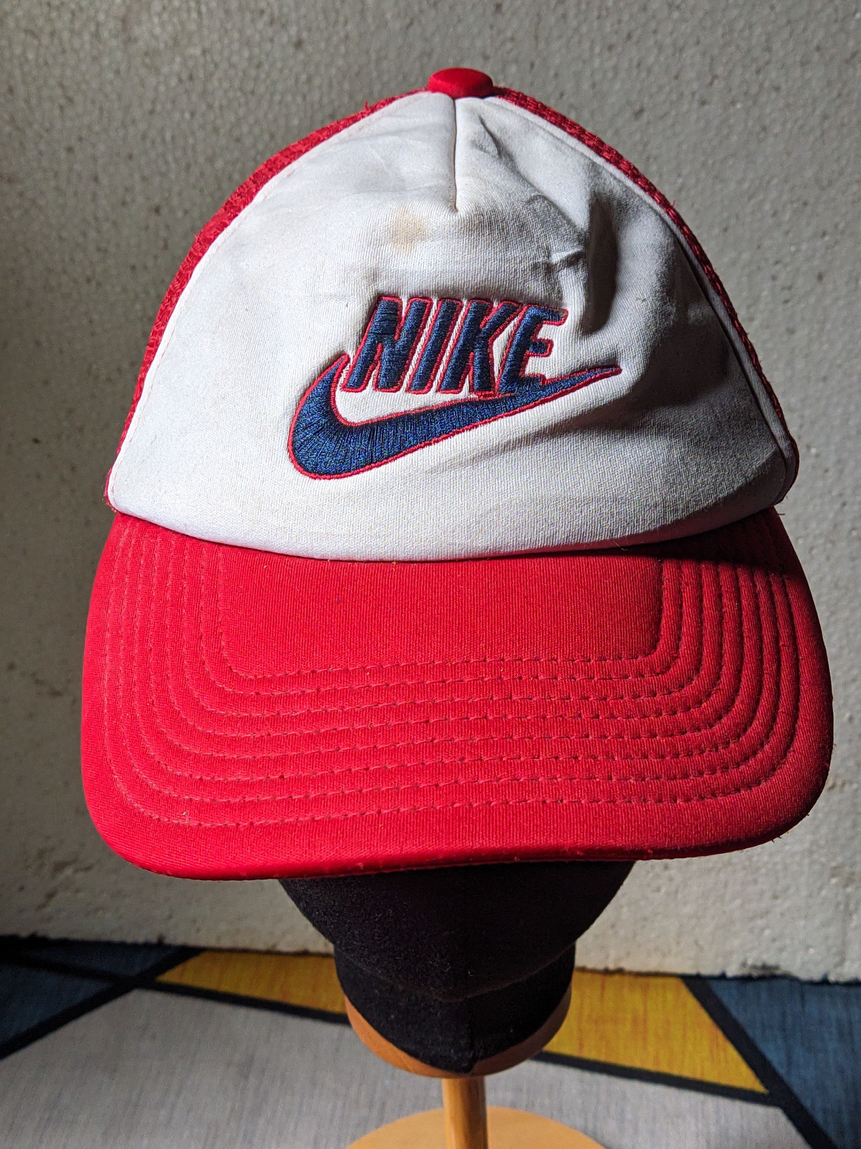 Nike Vintage Y2k Nike Snapback Tracker Cap Embroidery Logo Size ONE SIZE - 3 Thumbnail