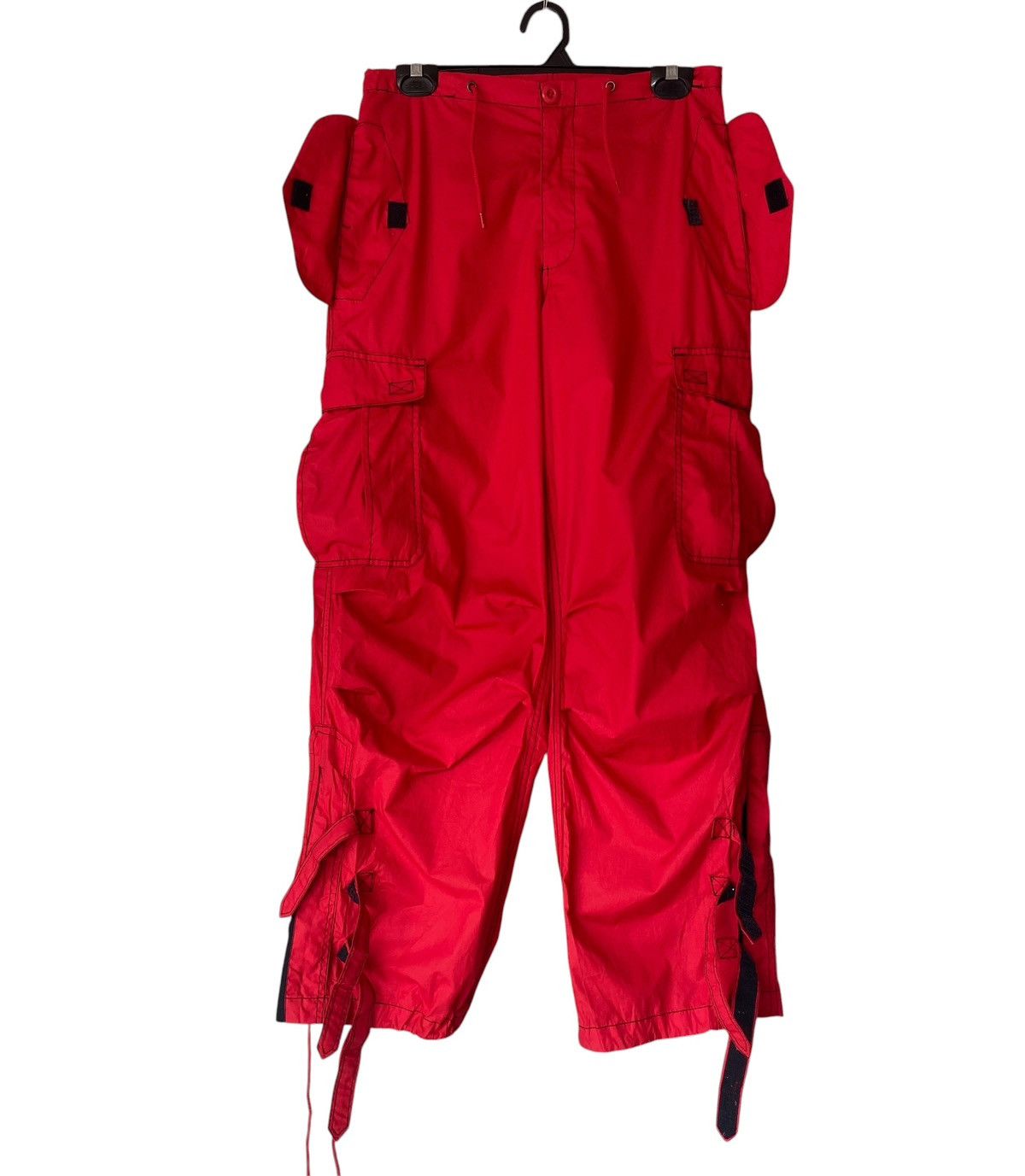 Japanese Brand Y2k Vintage UFO Parachute Cargo Bondage Baggy Pant Size US 31 - 1 Thumbnail