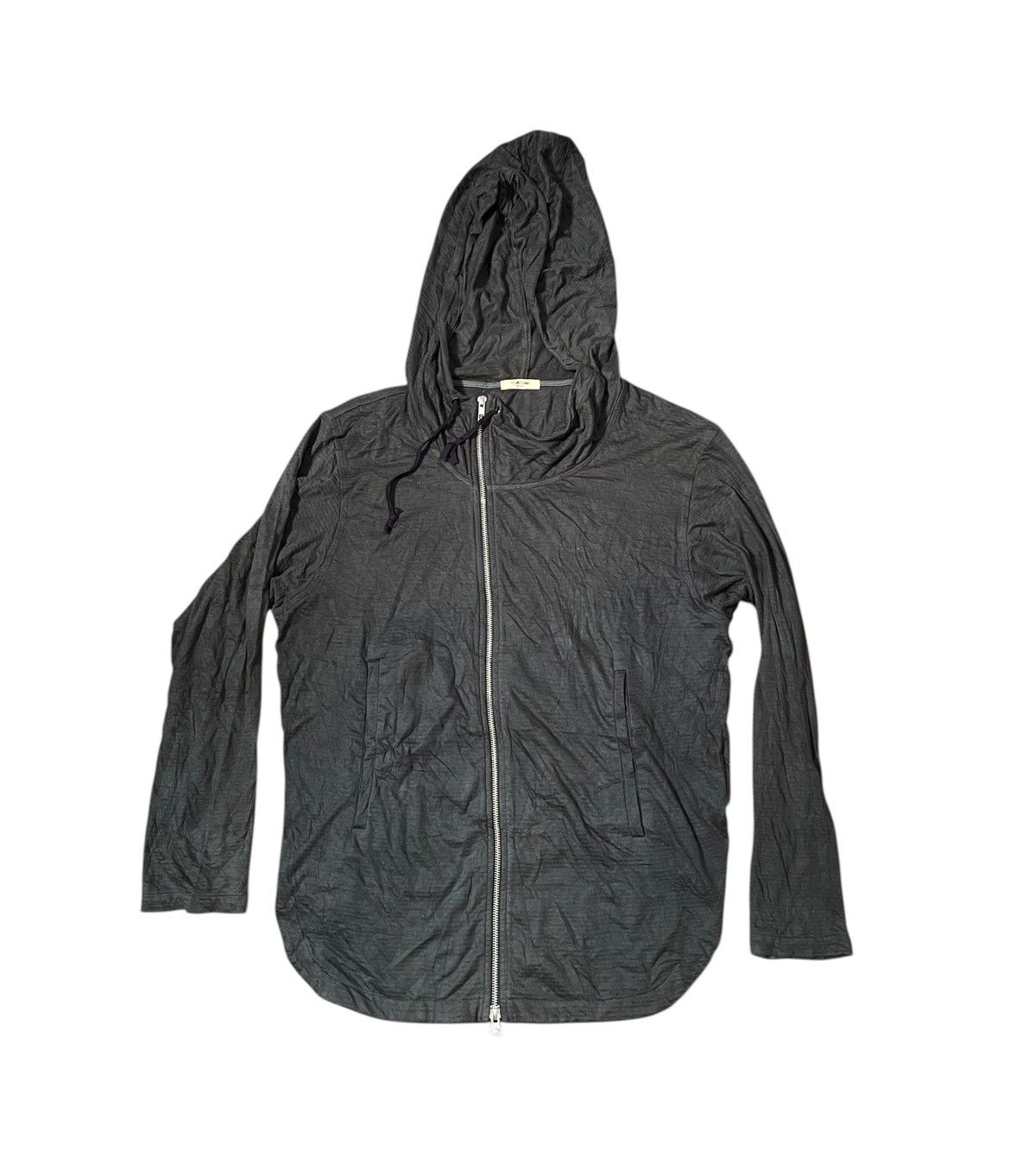 Helmut Lang Helmut lang lightweight zip up dark grey hoodie Size US M / EU 48-50 / 2 - 1 Thumbnail