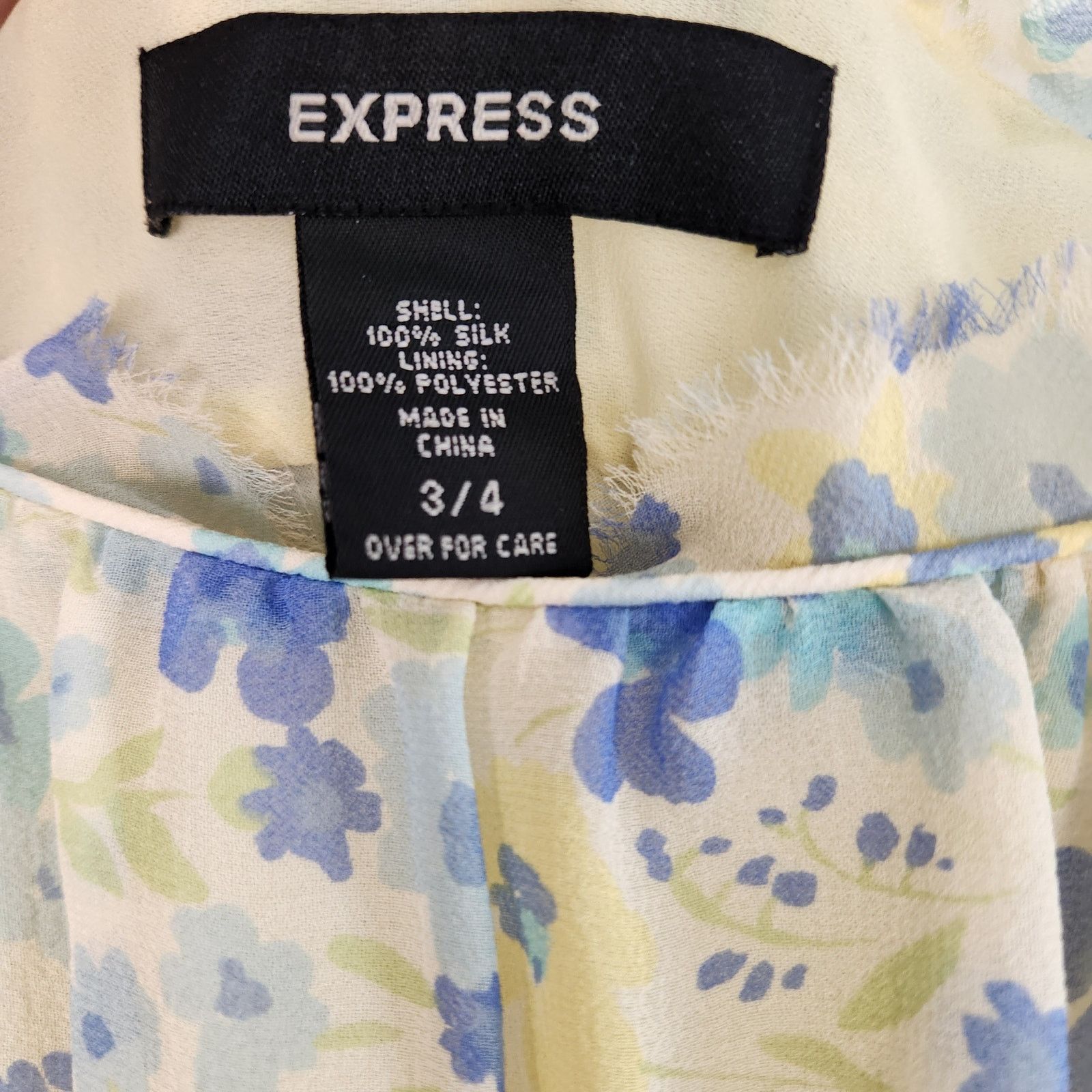 Express Express Silk Flower Babydoll Dress 3/4 Size S / US 4 / IT 40 - 7 Thumbnail
