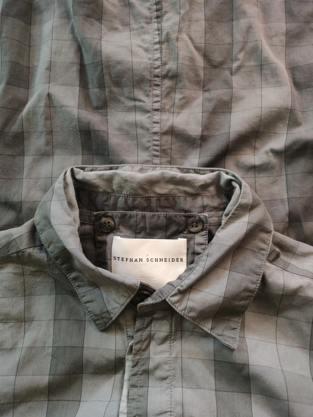 Stephan Schneider Stripe shirt elongated collar single pocket Size US L / EU 52-54 / 3 - 5 Thumbnail