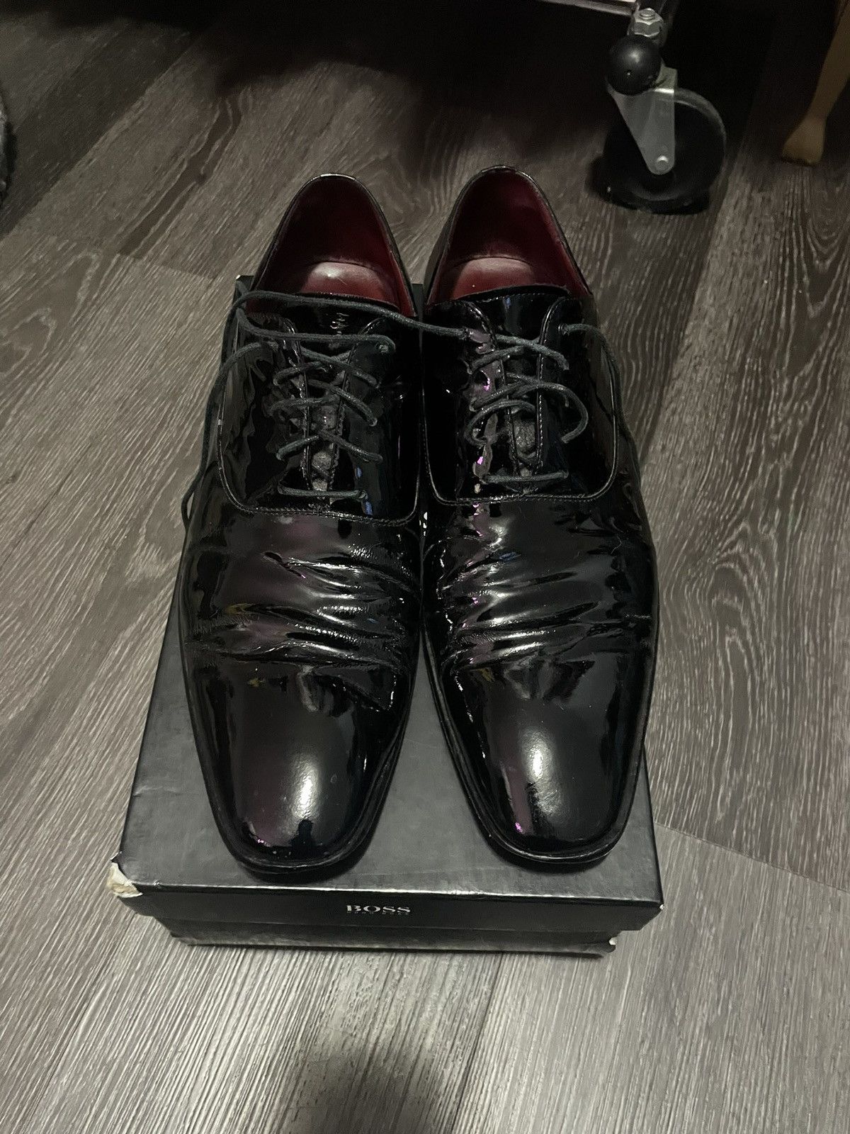 Hugo Boss Hugo Boss patent leather shoes Size US 12 / EU 45 - 1 Thumbnail