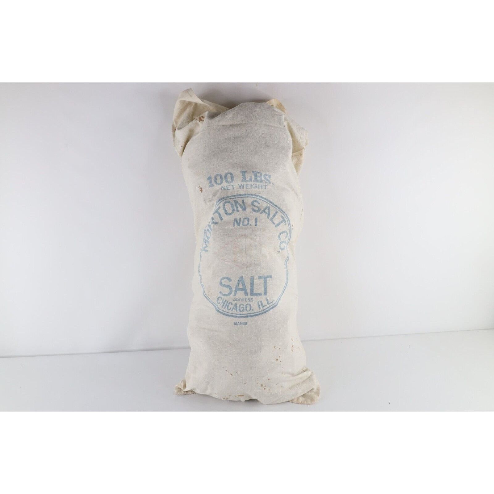 Vintage Vintage 20s 30s Morton Salt Co No 1 Salt 100lb Bag Size ONE SIZE - 1 Thumbnail