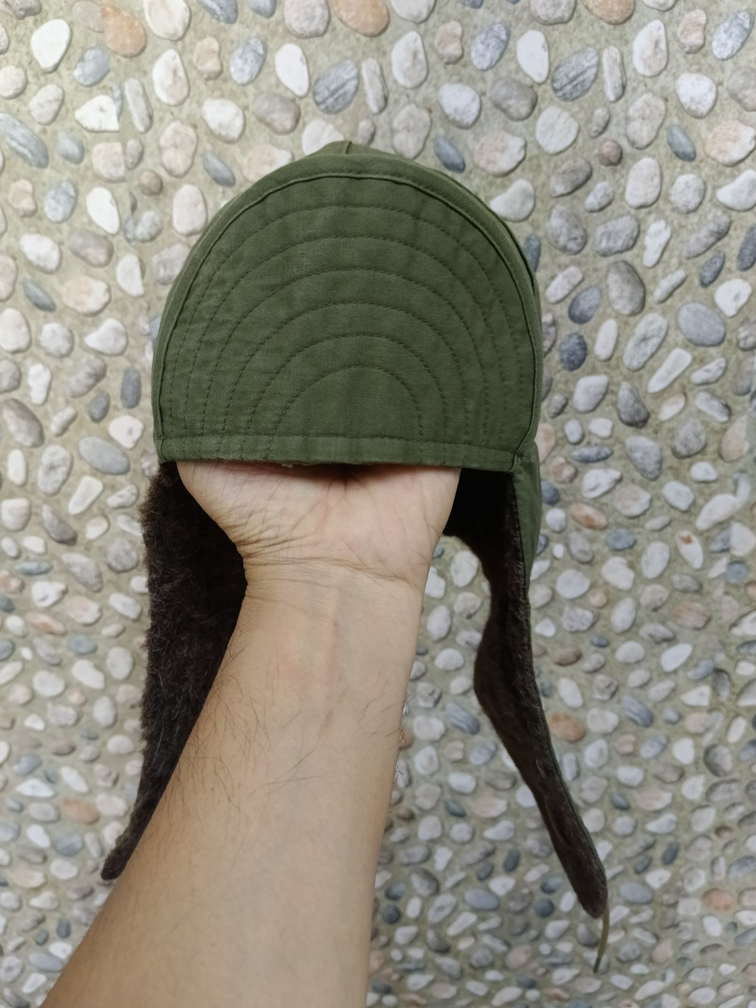 Buzz Rickson's Buzz Rickson Co. M-1951 Field Pile Cap - Size 7 1/4 (Repro) Size ONE SIZE - 4 Thumbnail