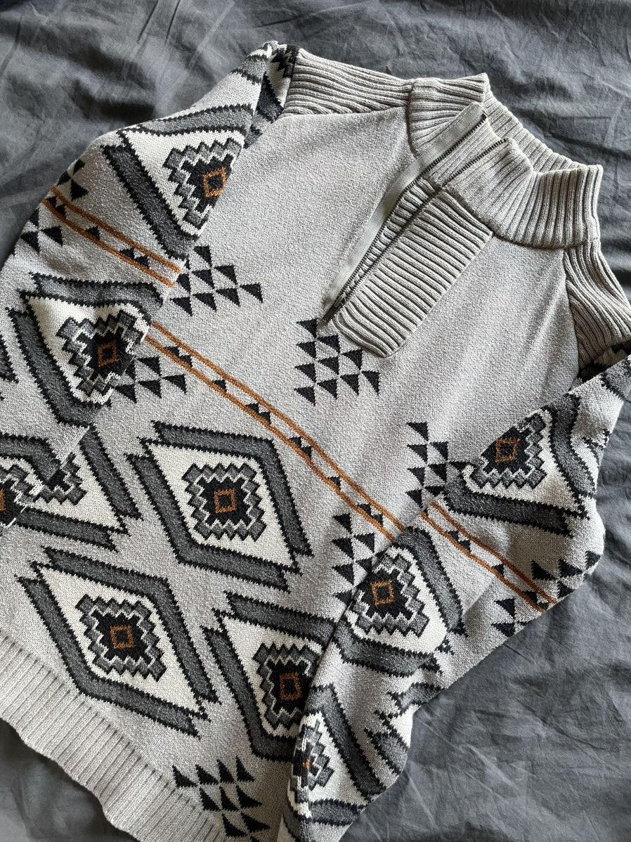 Desigual Cotton sweater with cool pattern Size US S / EU 44-46 / 1 - 6 Thumbnail