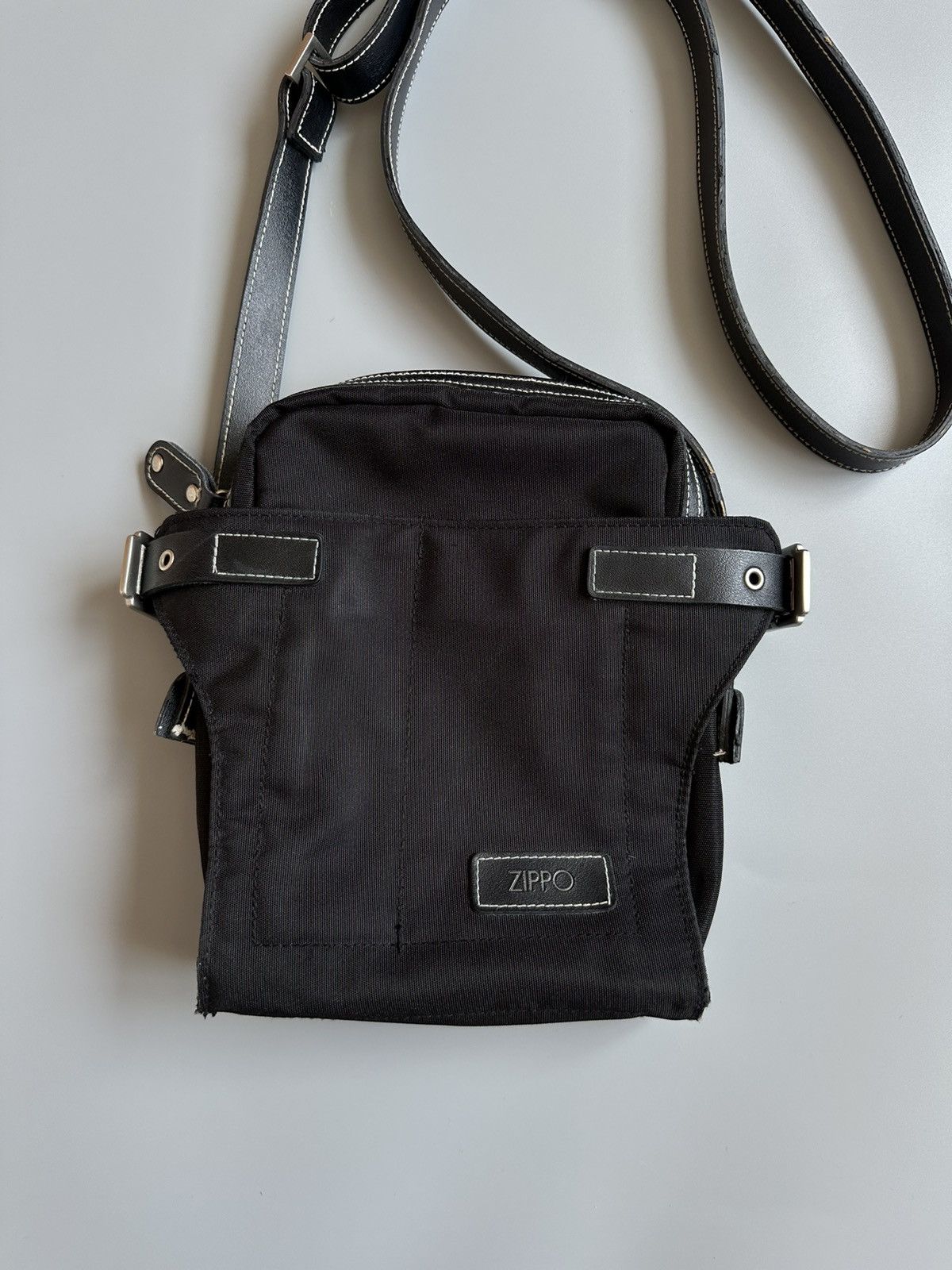 Vintage Vintage ZIPPO Crossbody Shoulder Black Bag Size ONE SIZE - 2 Thumbnail