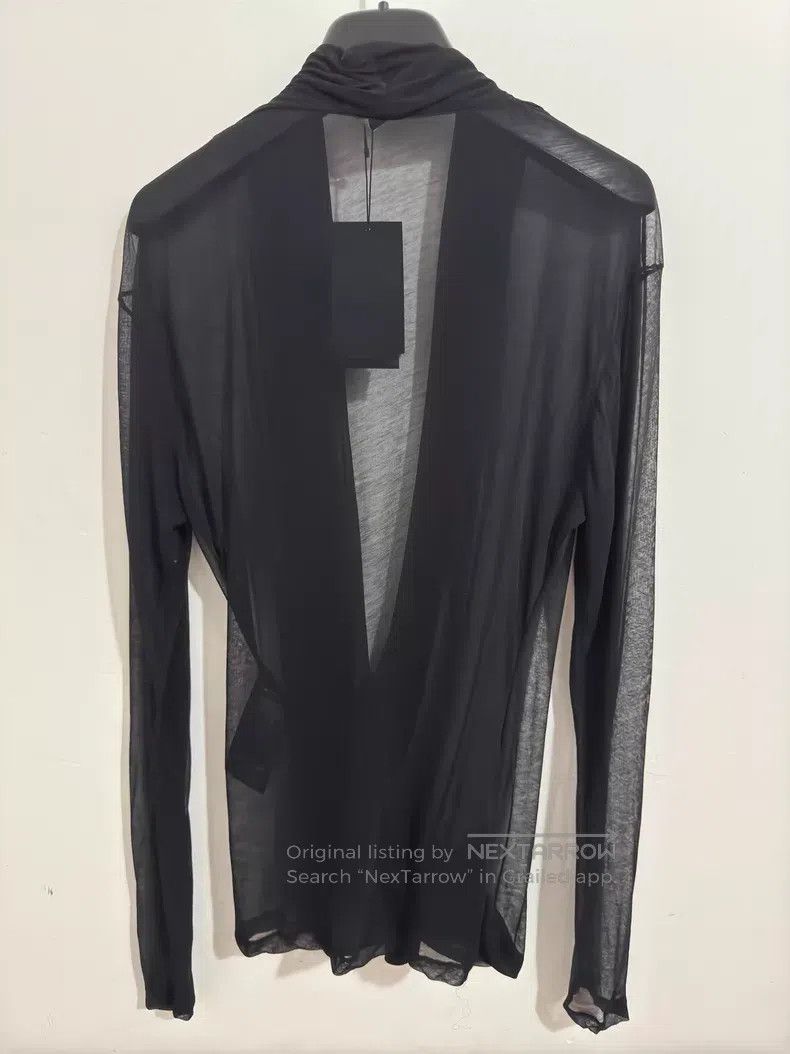 Saint Laurent Paris Saint Laurent Paris Chiffon Cross V-neck Black Samurai Shi Size US XS / EU 42 / 0 - 2 Thumbnail