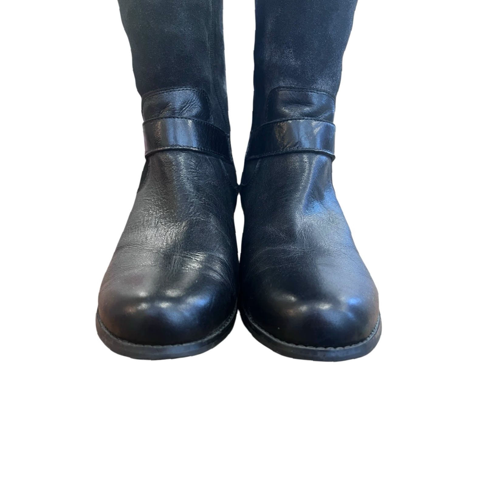 Talbots San Jacinto Company Womens Boots Flat Tall Leather Black Riding Boot Size 10.5 M Size US 11 / IT 41 - 3 Thumbnail