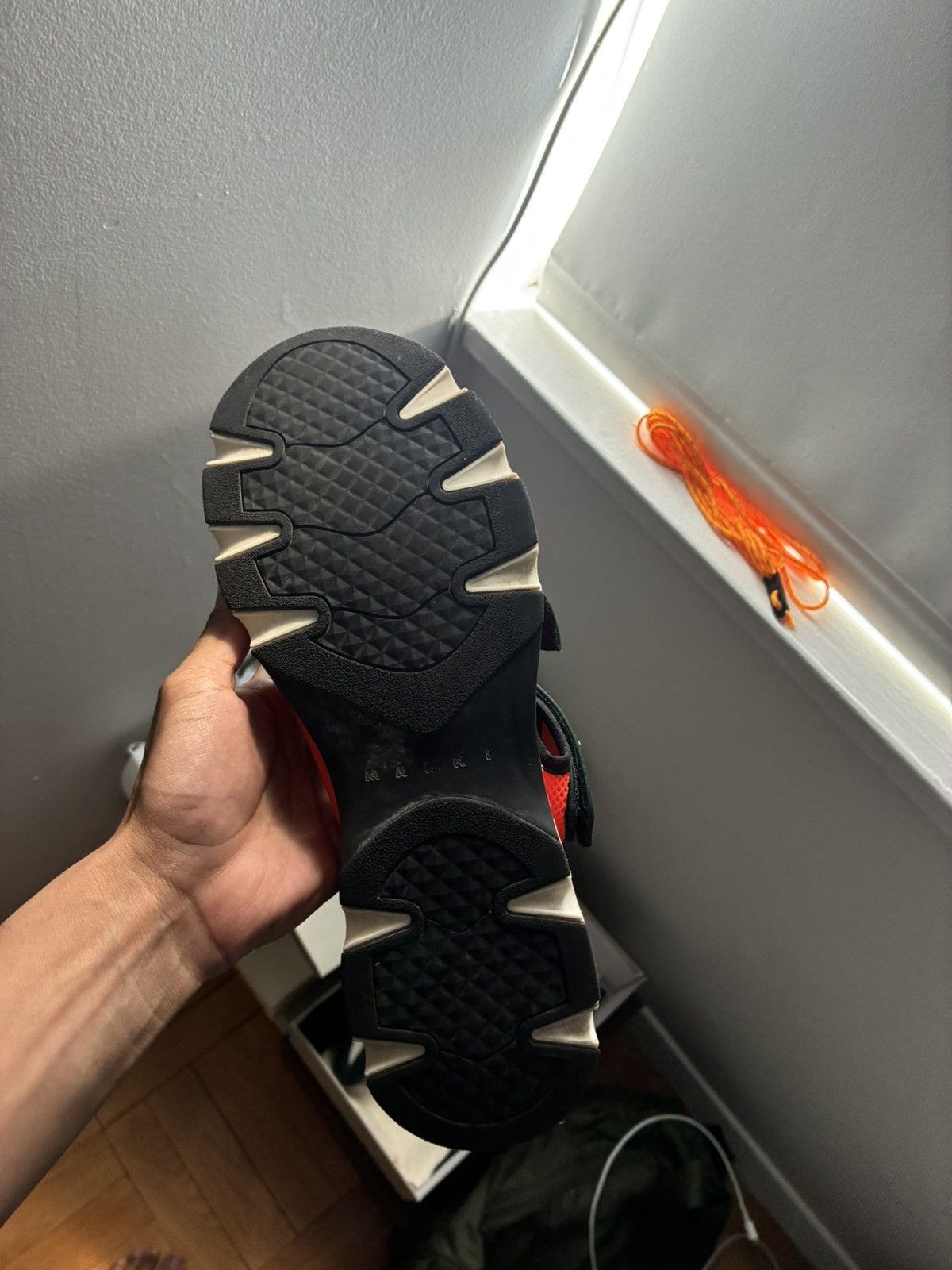 Marni Marni “Scarpa” in Pino/fluo orange Size US 10.5 / EU 43-44 - 3 Thumbnail