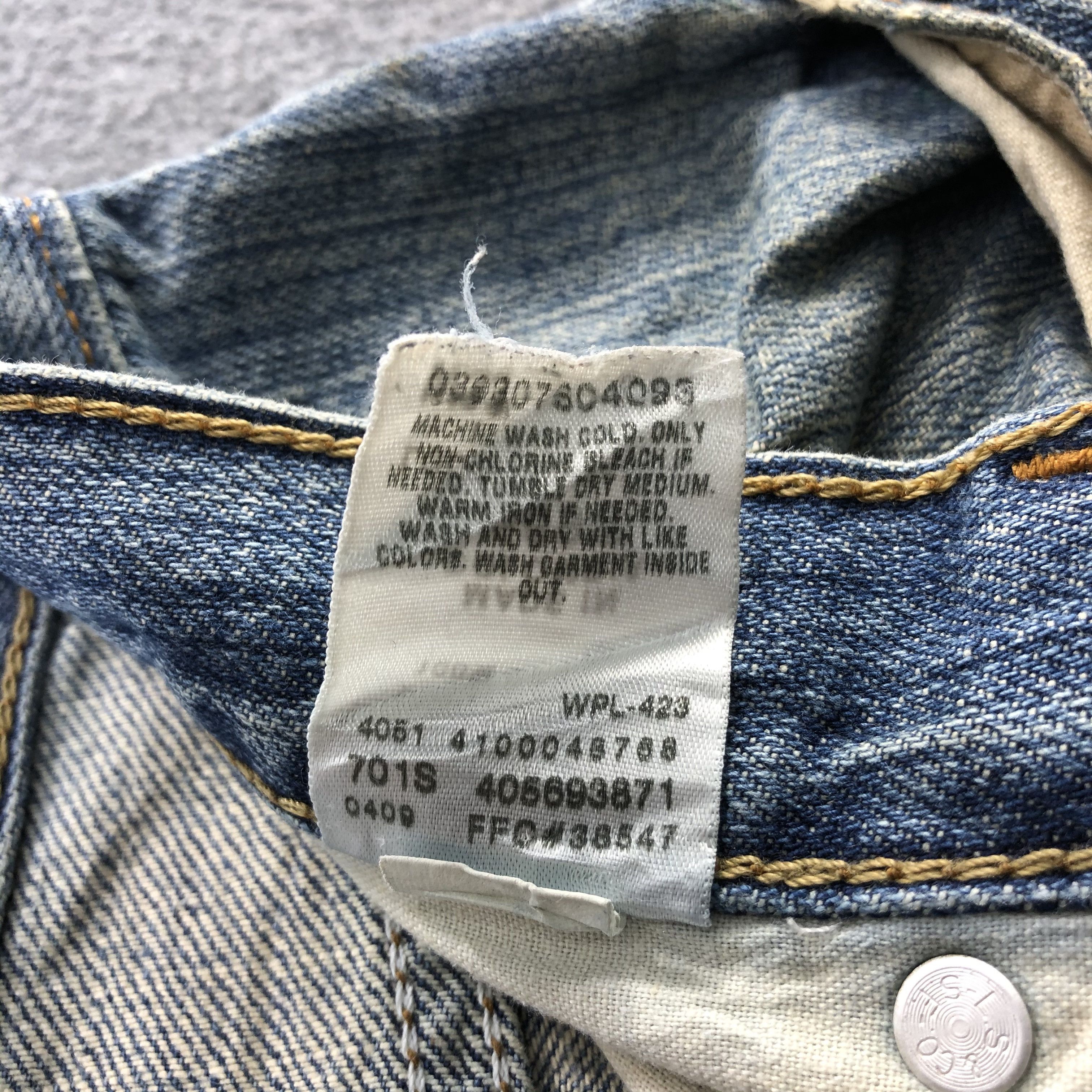 Levi's Vintage Medium Wash Levis 569 Jeans-J1262 Size US 37 - 12 Thumbnail
