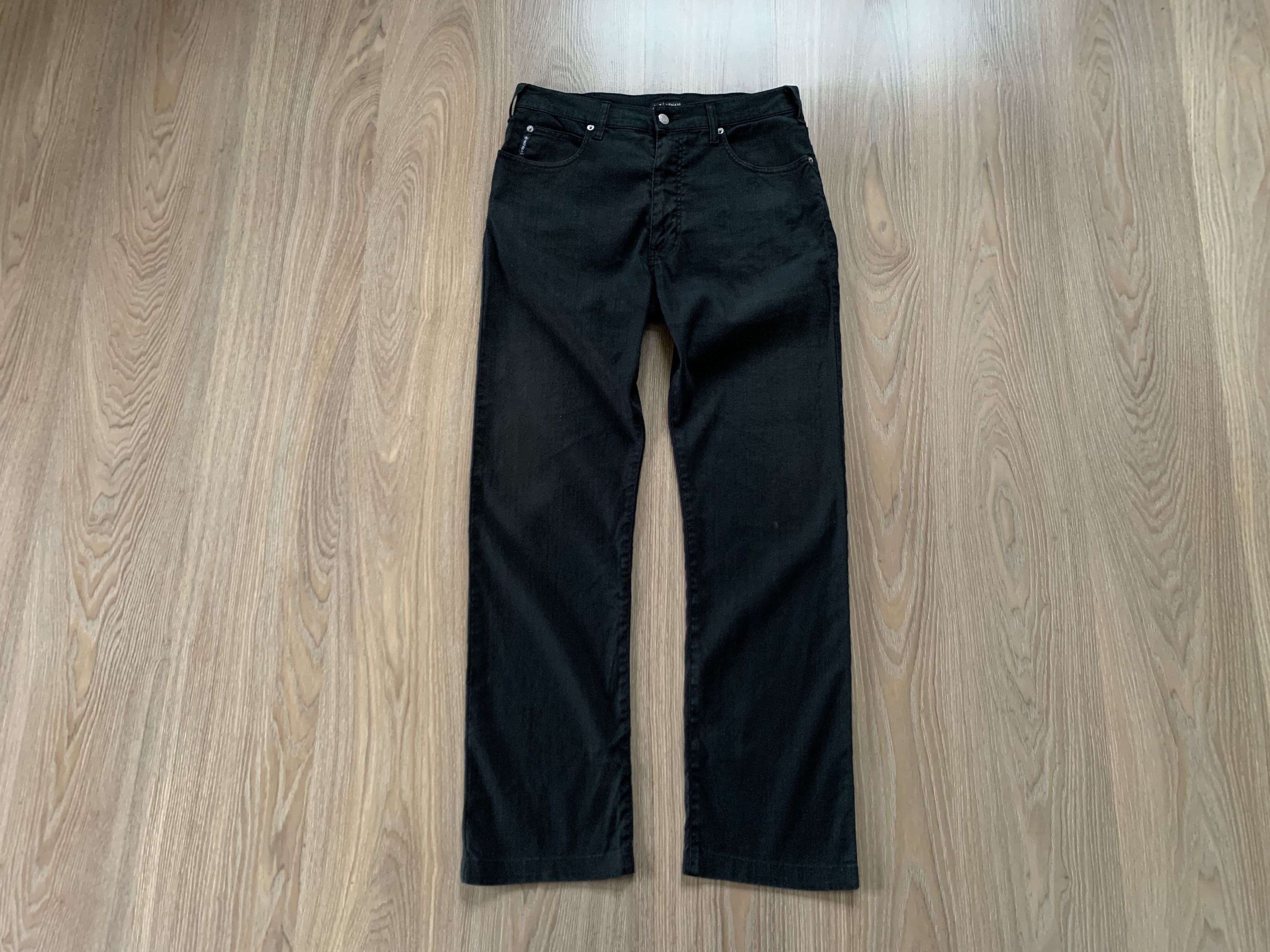 Giorgio Armani × Vintage Vintage Armani Linen Black Casual Pants Size US 32 / EU 48 - 1 Thumbnail
