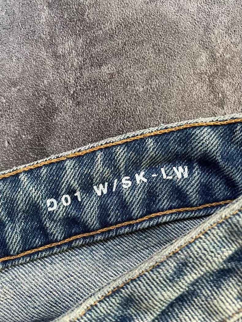 Saint Laurent Paris Saint Laurent Paris Knee Ripped Washed Blue Denim Jeans Size US 28 / EU 44 - 7 Thumbnail