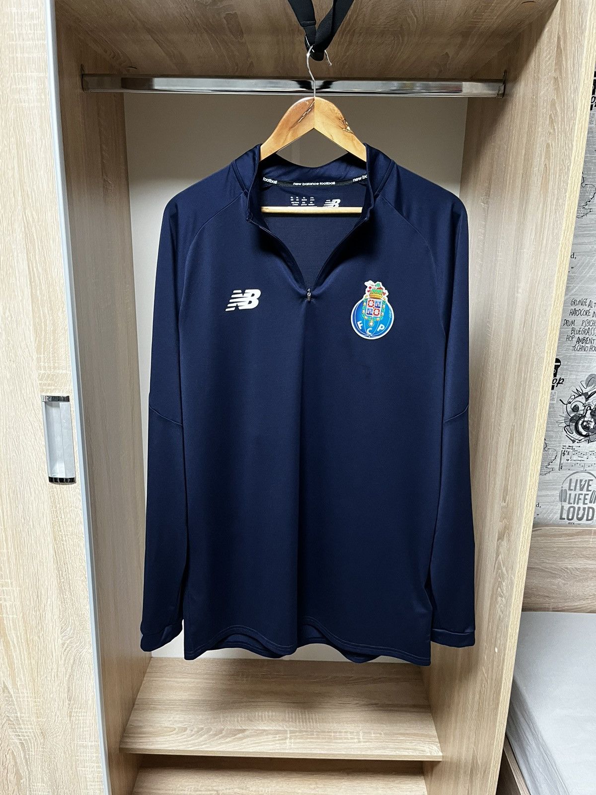 New Balance × Vintage ⚽️ FC PORTO SOCCER LONG SLEEVE KIT FOOTBALL STREETWEAR JERSEY Size US XXL / EU 58 / 5 - 2 Thumbnail