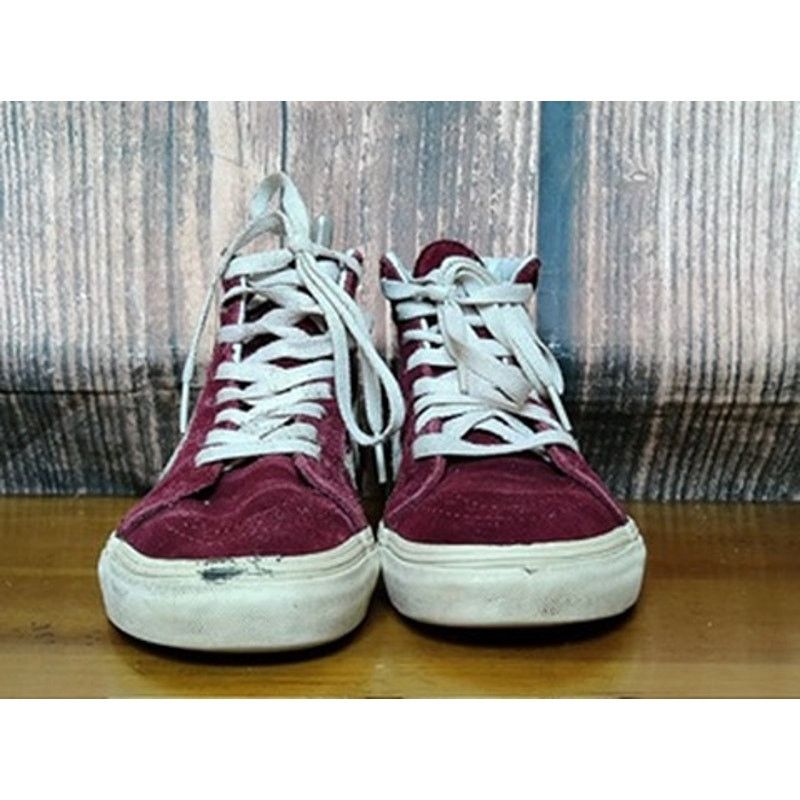 Vans Vans Sk8-Hi High Top Sneakers Burgundy Maroon M5/W6.5 Size US 5 / EU 37 - 3 Thumbnail