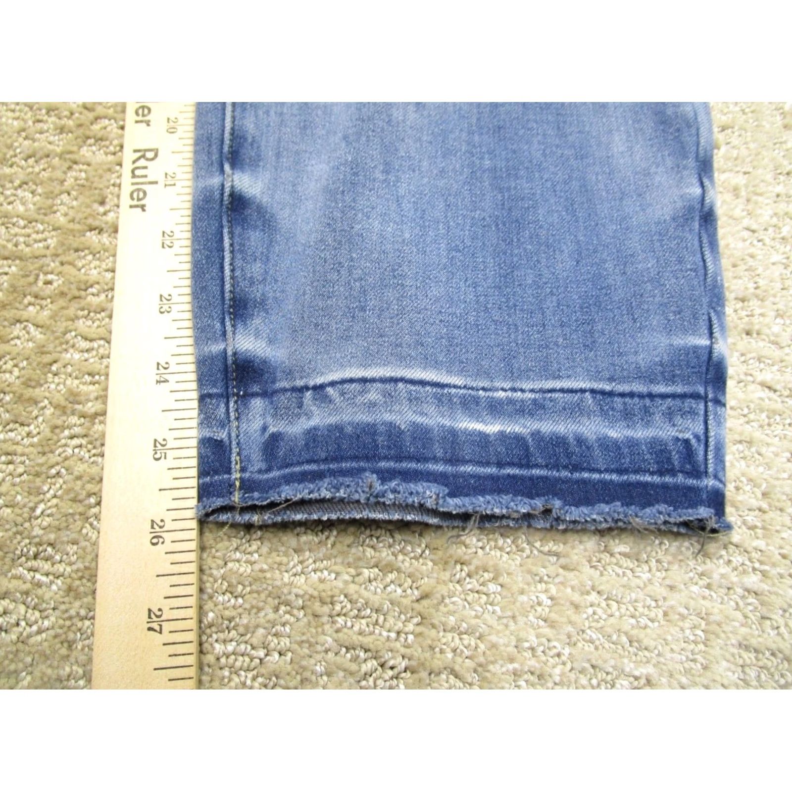Vintage Judy Blue Jeans Women 31 Light Blue Boyfriend High Rise Stretch Denim Pants 5-Pocket Relaxed Fit Modern Size 24" / US 00 / IT 34 - 7 Thumbnail