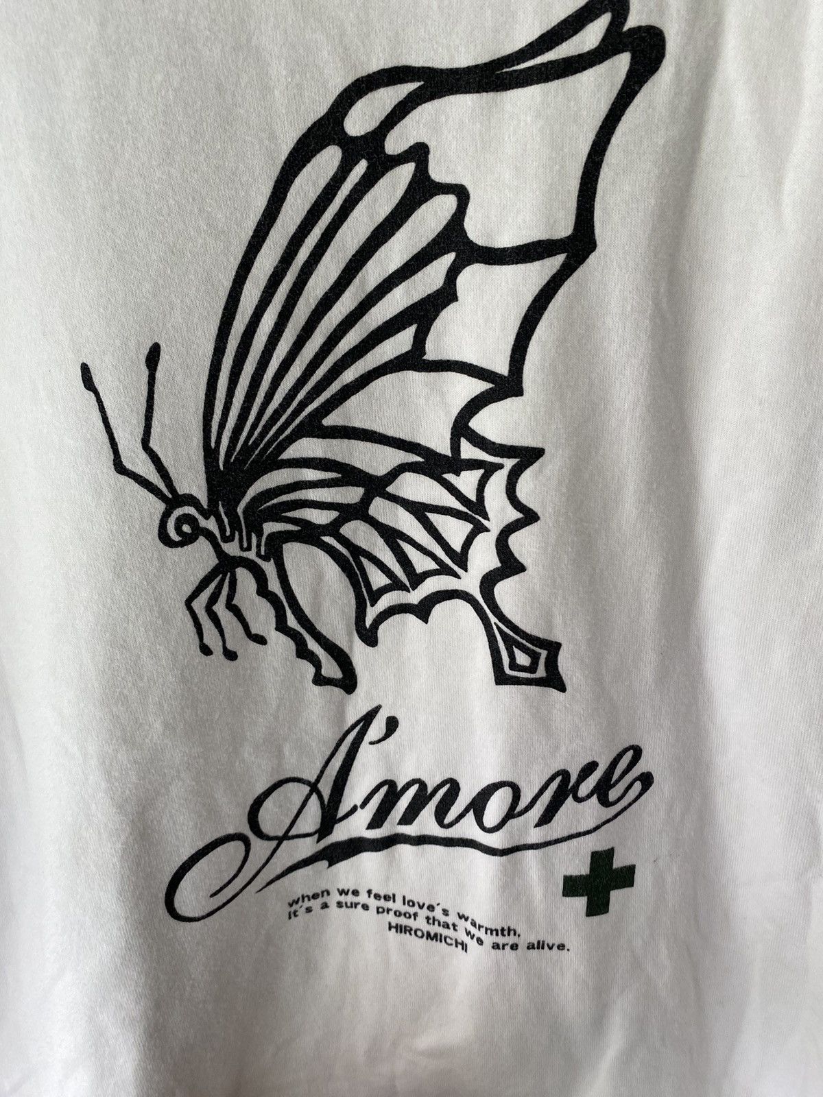 Beauty Beast 2000s HIROMICHI NAKANO Mutation Butterfly poem tee Size US M / EU 48-50 / 2 - 4 Thumbnail
