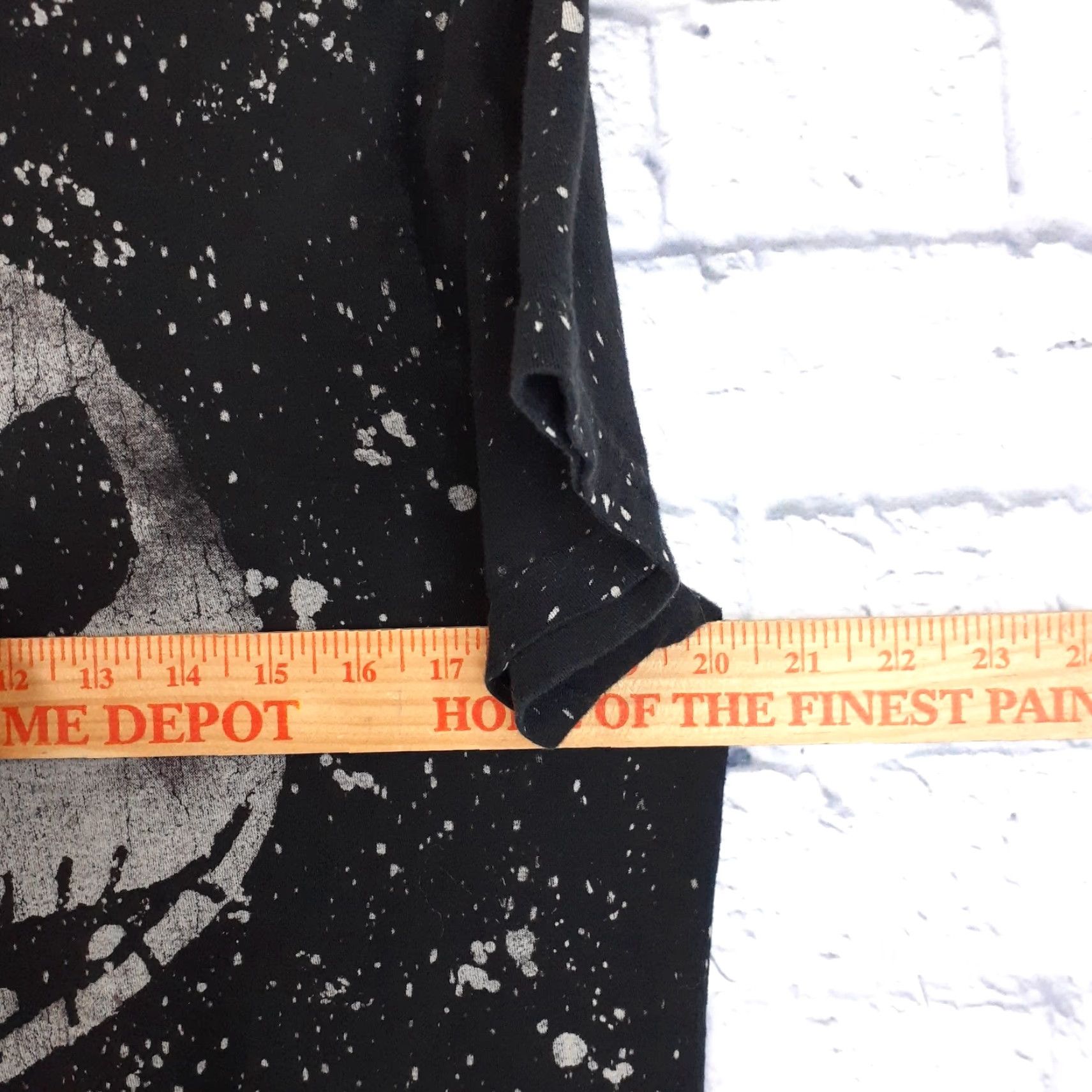 Disney Disney Nightmare Before Christmas Jack T Shirt Bleach Splatter Womens S Black Christmas Short Sleeve Basic T-Shirt Size S / US 4 / IT 40 - 4 Thumbnail