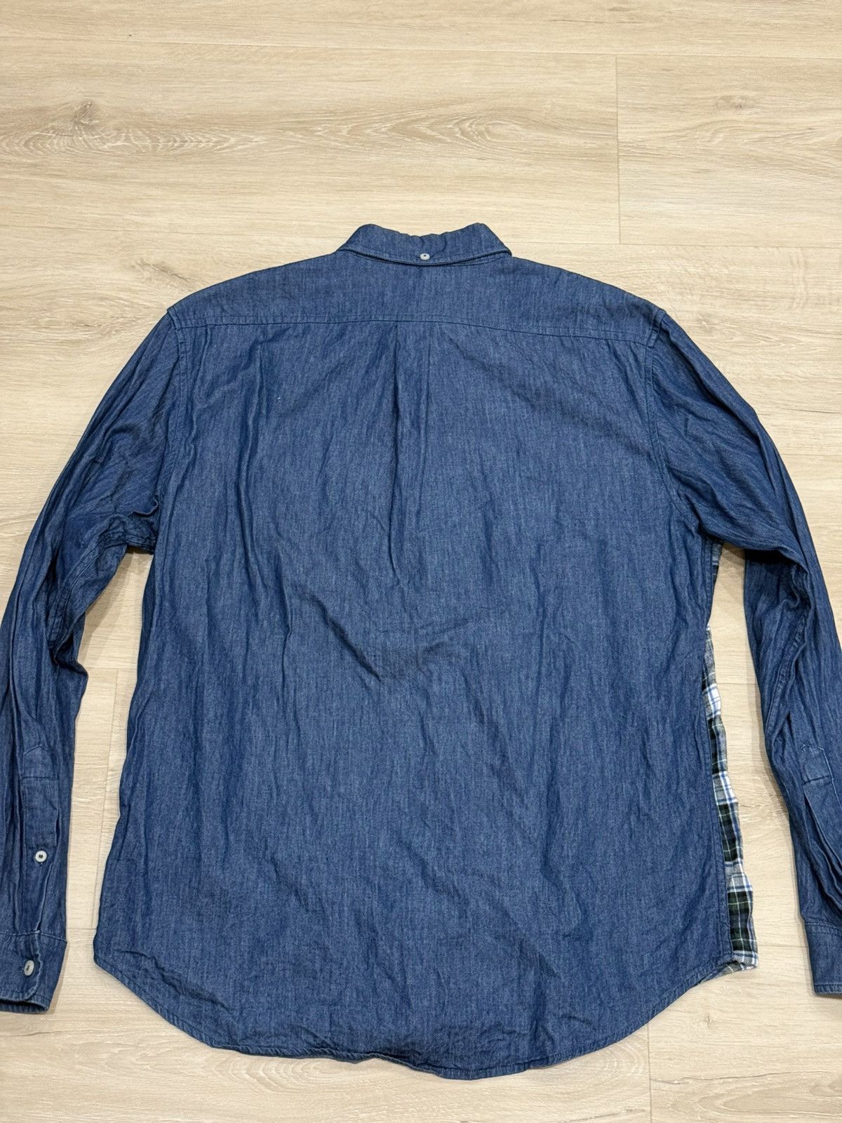 Palace Palace Check Panel Chambray Shirt Size US L / EU 52-54 / 3 - 6 Thumbnail