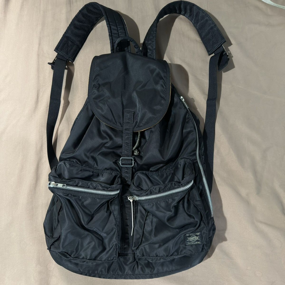 Japanese Brand Porter Yoshida Japan Tanker Rucksack Black Size ONE SIZE - 1 Thumbnail