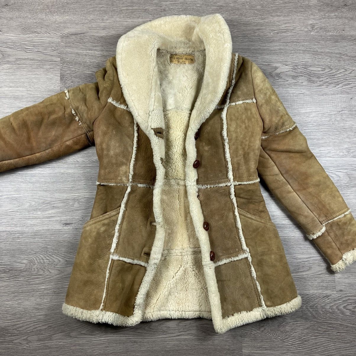 Other Vintage 70’s Sheep Shack Vintage Shearling Coat Women’s XS Size US L / EU 52-54 / 3 - 1 Thumbnail