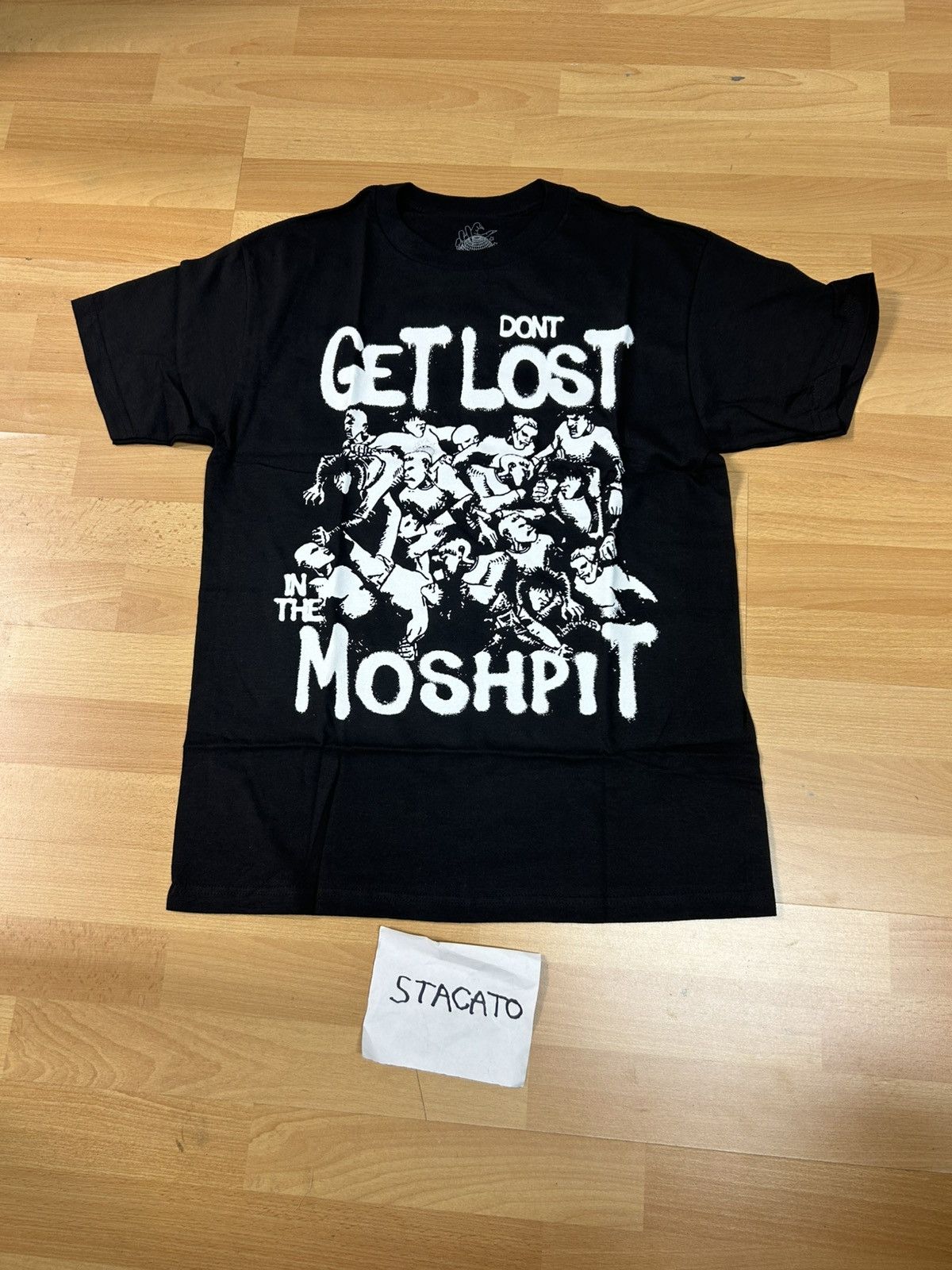 Rap Tees × Vintage $NOT Don’t Get Lost in the Mosh Pit Tee Black Medium Size US M / EU 48-50 / 2 - 1 Thumbnail