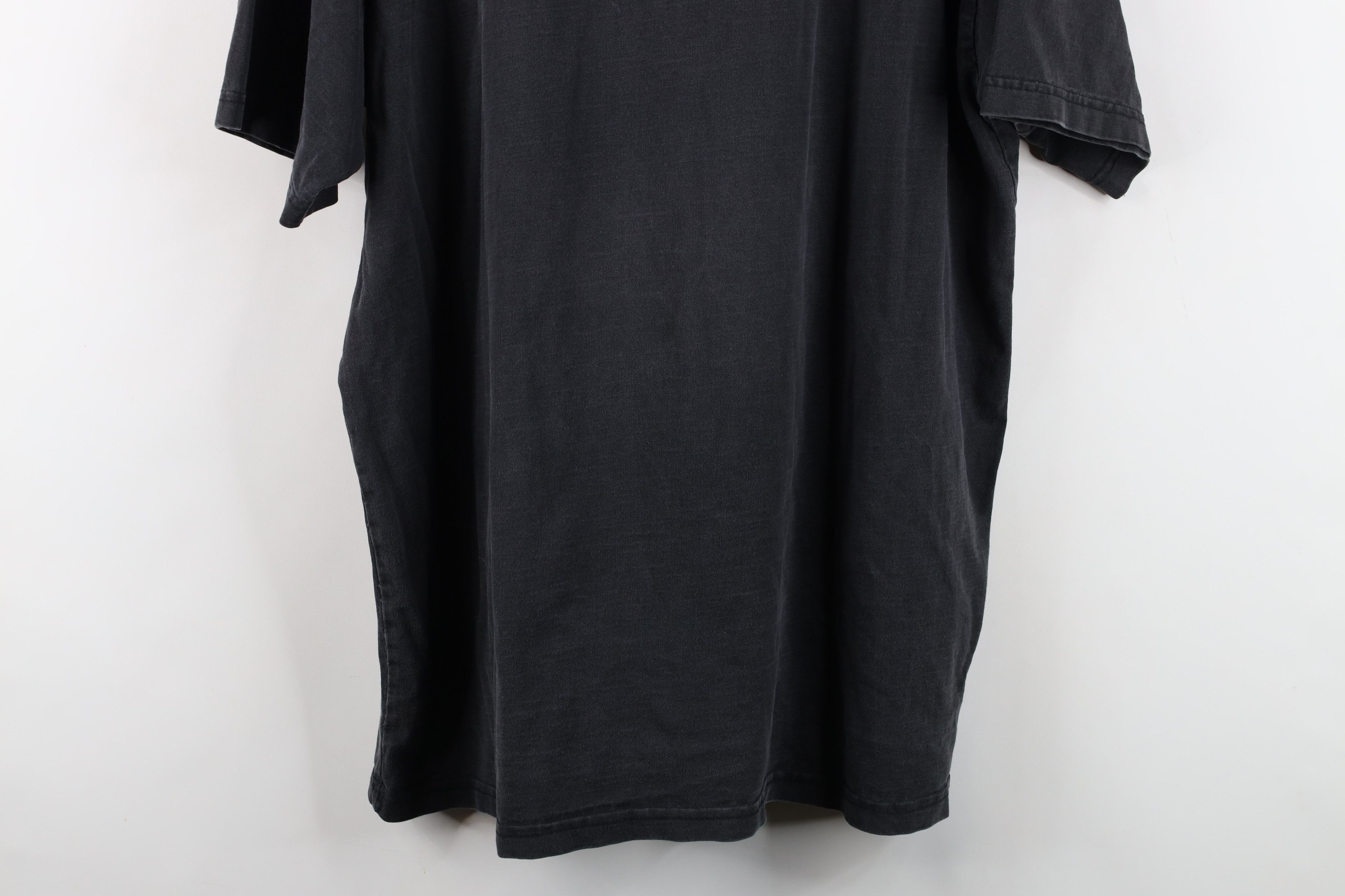 Vintage Vintage 90s Streetwear Baggy Heavyweight T-Shirt Black Size US L / EU 52-54 / 3 - 13 Thumbnail