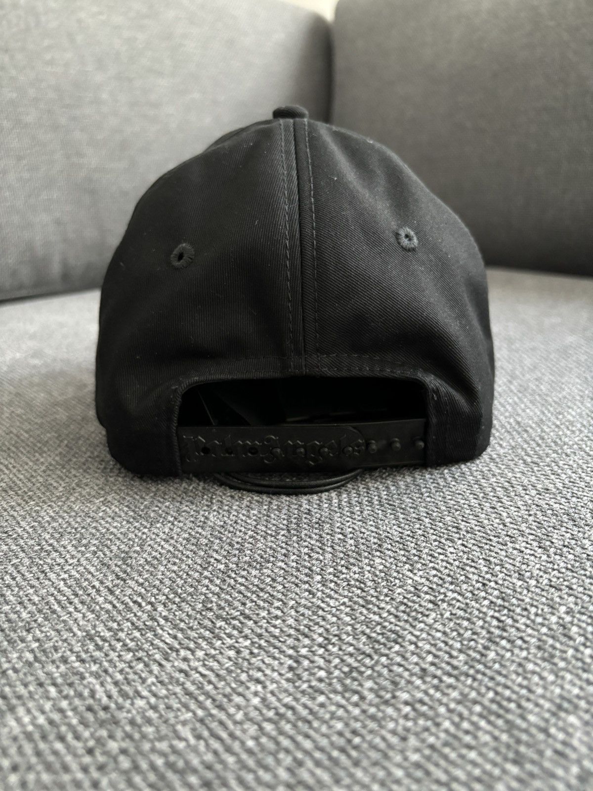 Palm Angels Palm Angels Logo Embroidered Cap Black Size ONE SIZE - 3 Thumbnail