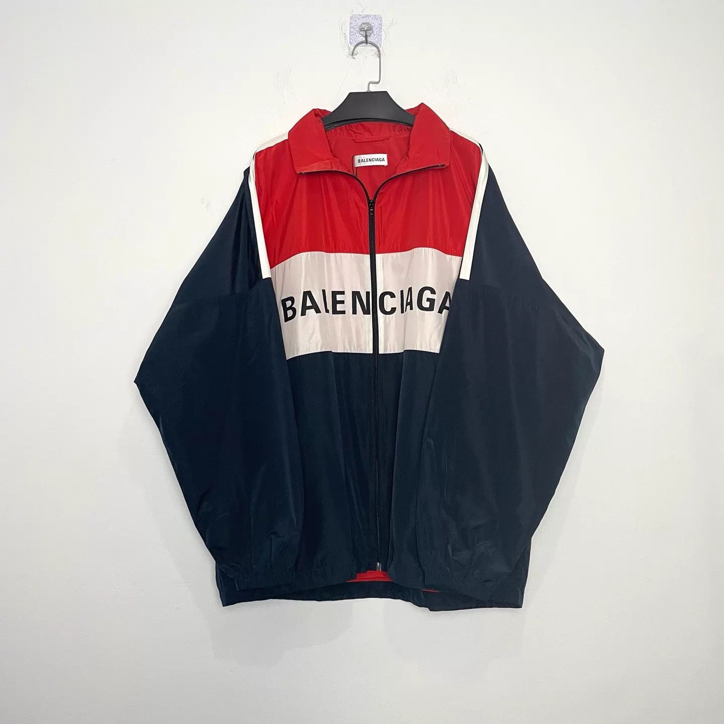 Balenciaga Balenciaga RWB Colorblock Shell Jacket 36 Size XS / US 0-2 / IT 36-38 - 1 Thumbnail