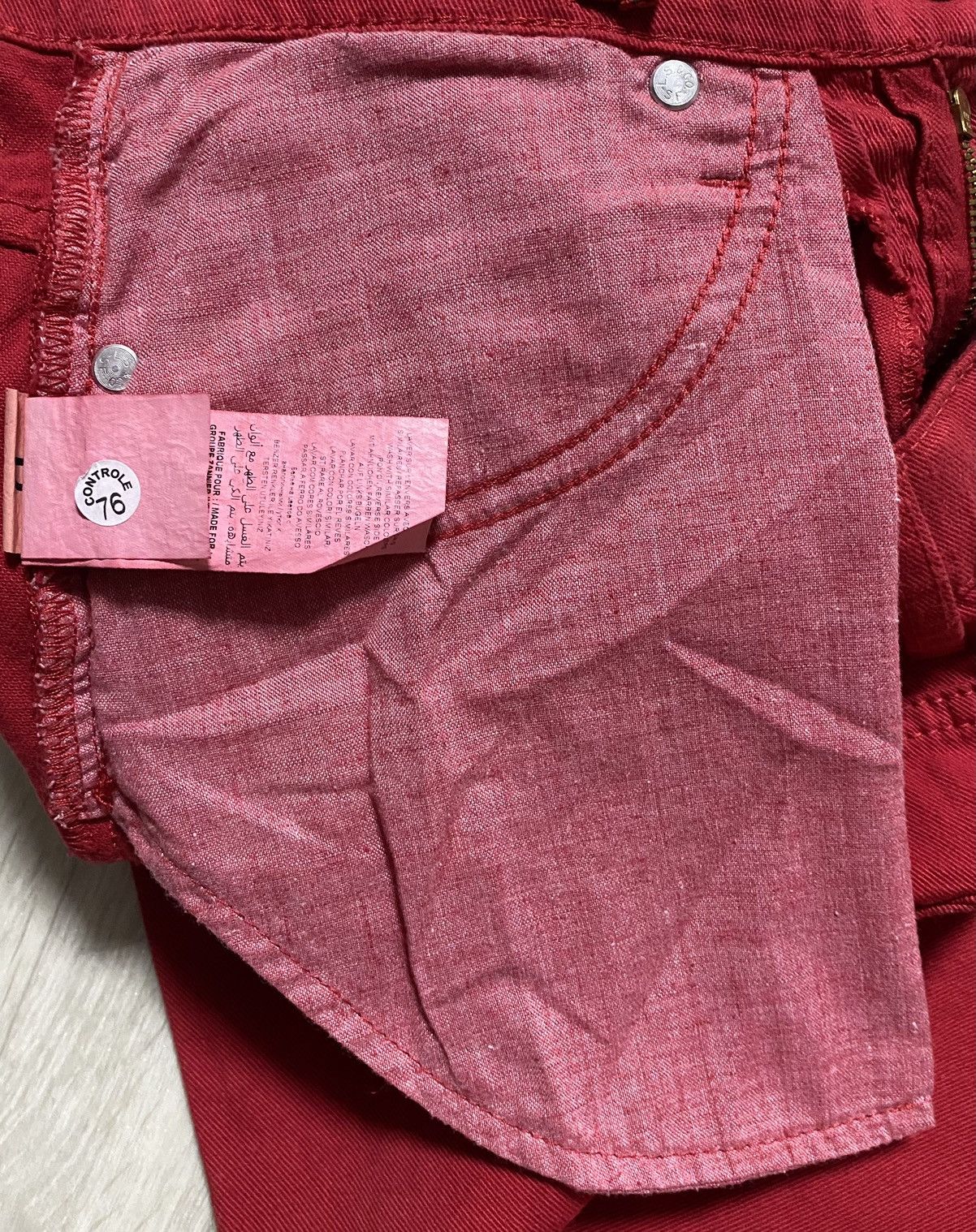 Levi's Women’s Junior Levi’s 511 Slim Vintage Red Jeans Denim Size 28" / US 6 / IT 42 - 25 Thumbnail
