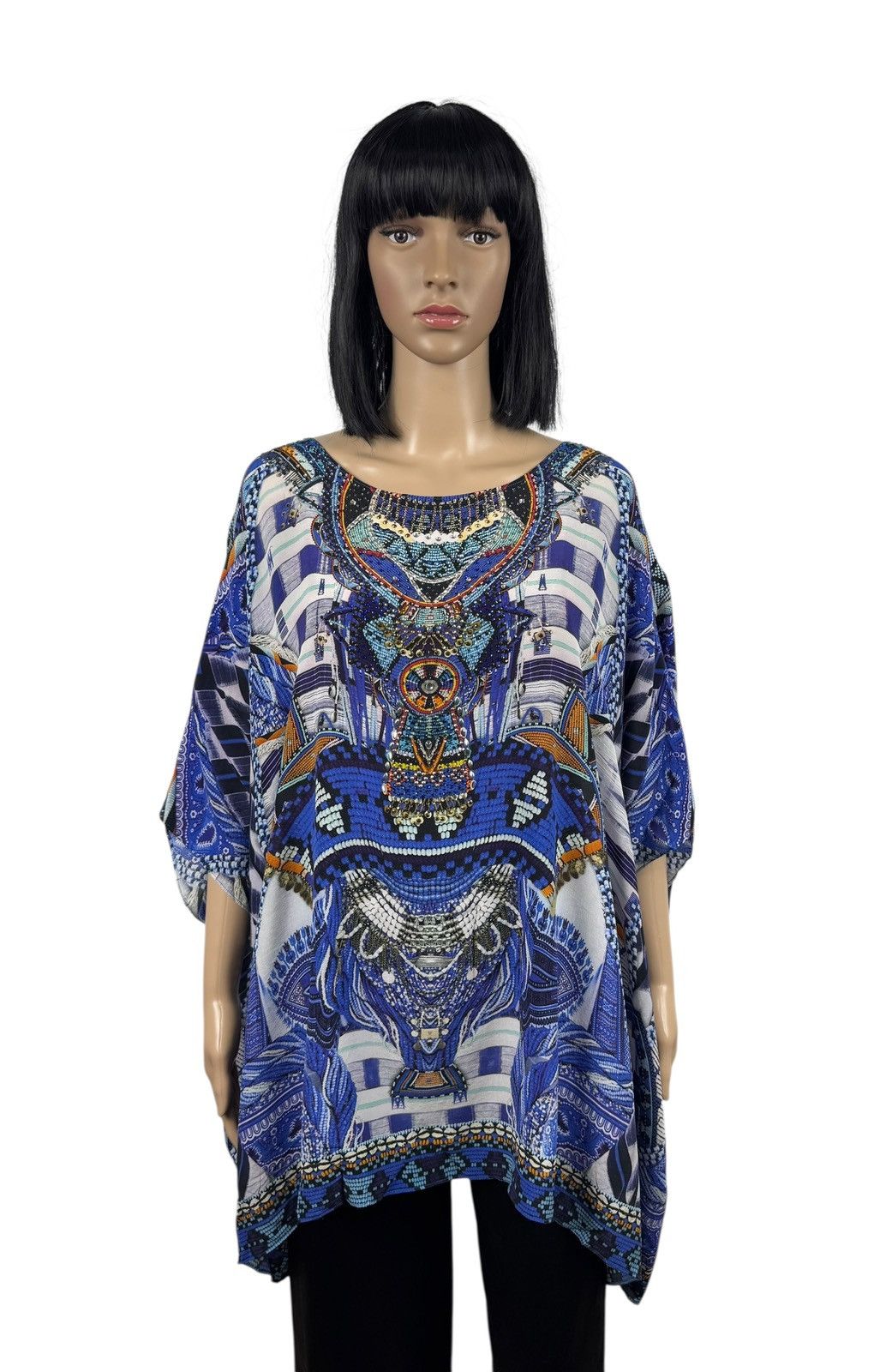 CAMILLA Camilla Silk Printed Tunic Emblished One Size Size ONE SIZE - 1 Thumbnail