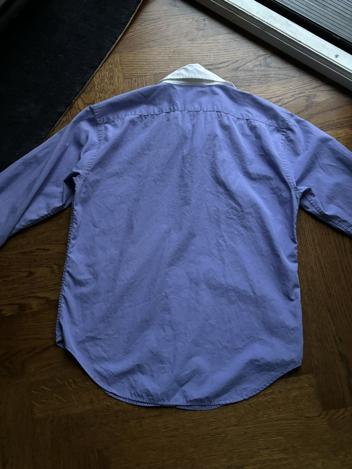Lauren Ralph Lauren × Polo Ralph Lauren × Ralph Lauren Y2K Ralph Lauren Button Up 2000s Two Tone Dress Shirt Posh Size US XS / EU 42 / 0 - 9 Thumbnail