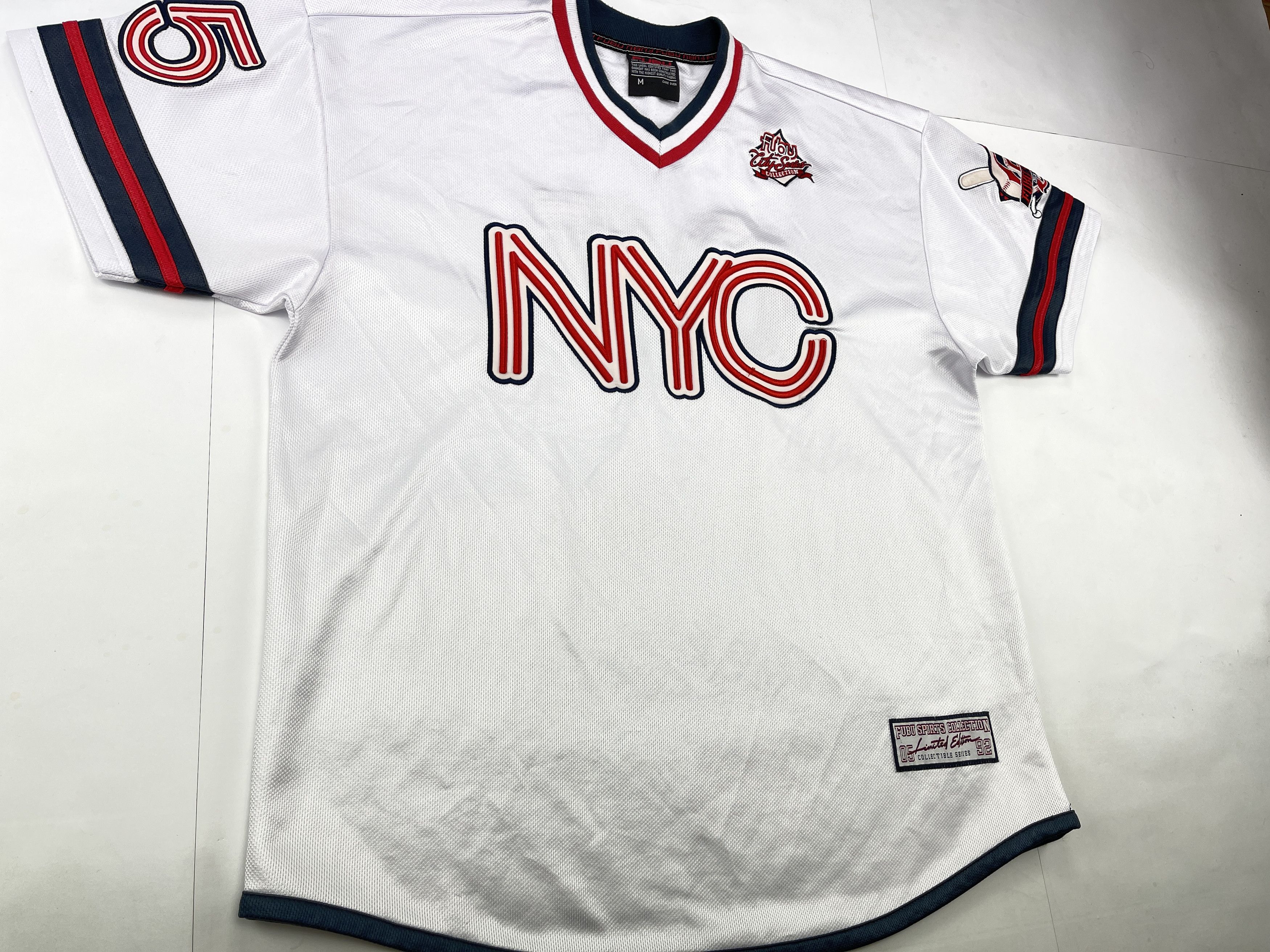 Fubu FUBU jersey, vintage hip hop t-shirt New York, City Series M Size US M / EU 48-50 / 2 - 3 Thumbnail