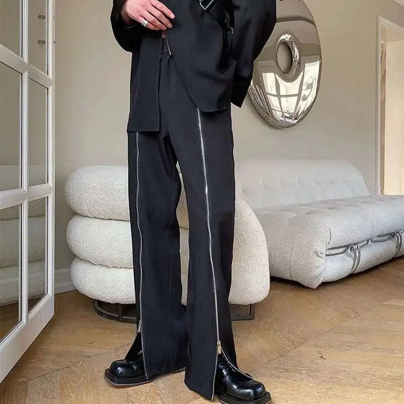 Vintage Dark Style Straight Zipper Split Size US 32 / EU 48 - 4 Thumbnail