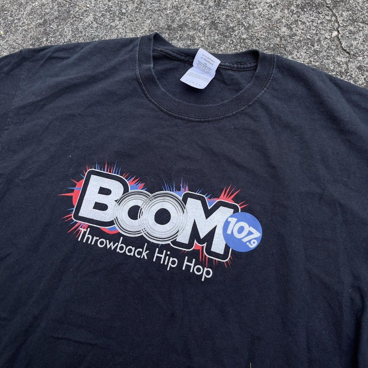 Gildan × Vintage Vintage Y2K BOOM PHILLY 107.9 THROWBACK HIP HOP Shirt Size US L / EU 52-54 / 3 - 2 Thumbnail