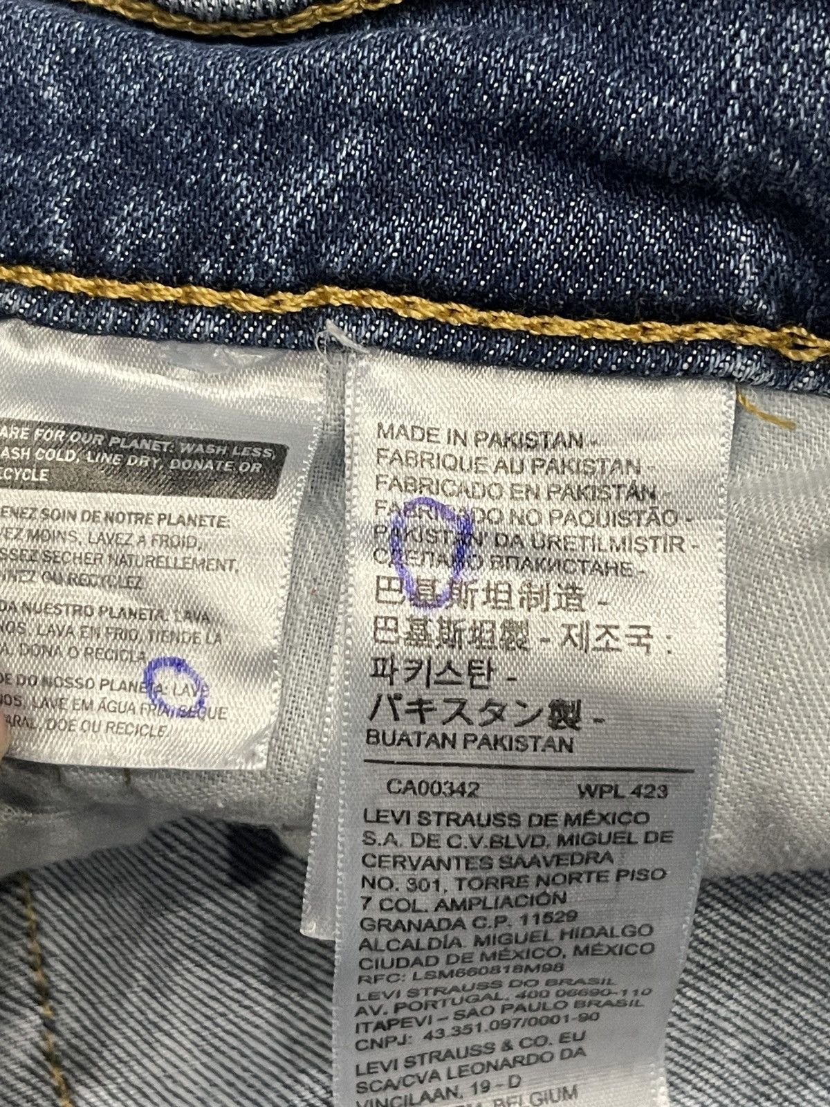 Levi's Levis lot 519 hi-ball mens jeans W32 Size US 32 / EU 48 - 11 Thumbnail