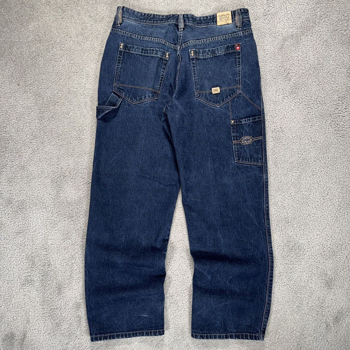 Blouson Denim Vintage Ecko Unltd. USA 1972 - Taille XXL - Style Bomber Baseball - Occasion