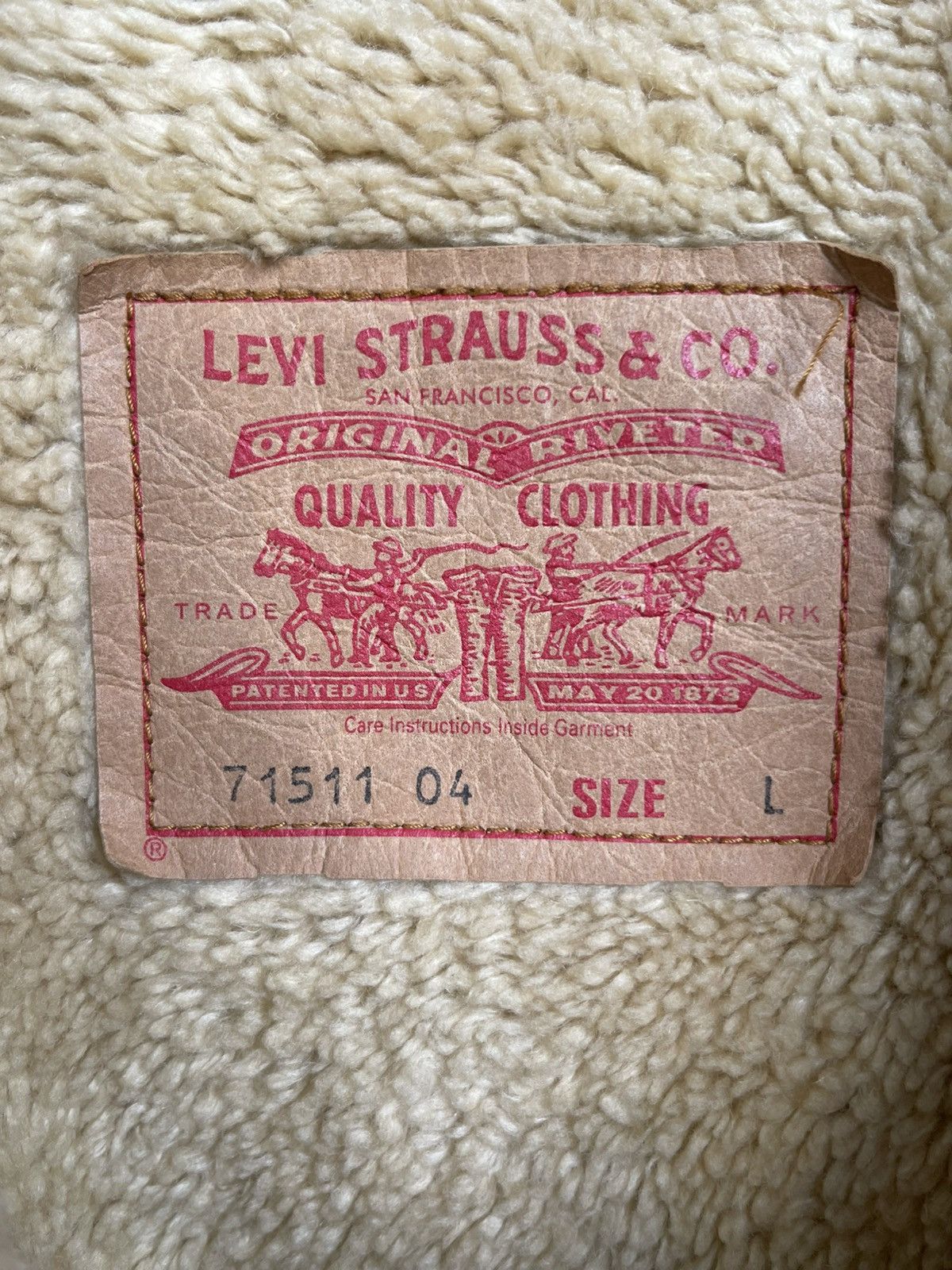 Levi's Vintage Levi's Fur Lined Denim Sherpa Trucker Jacket 71511 Size US L / EU 52-54 / 3 - 9 Thumbnail
