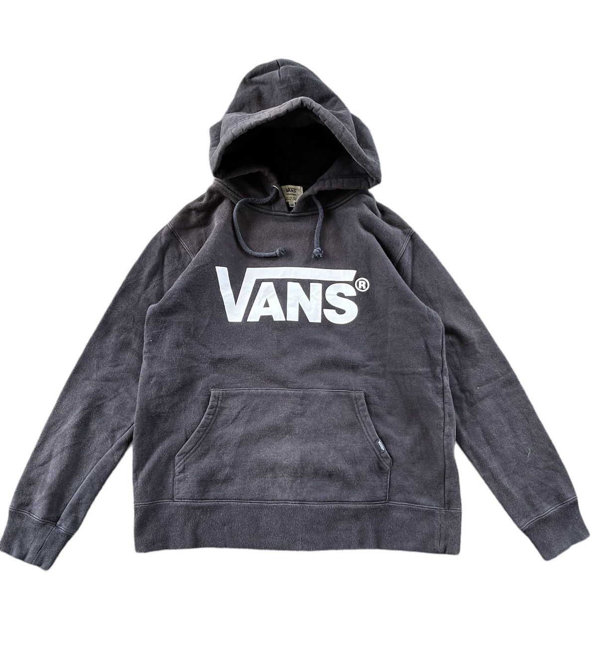 image of Skategang x Vans Of The Wall Big Logo Hoodie (M) in Black, Men's (Size Medium)