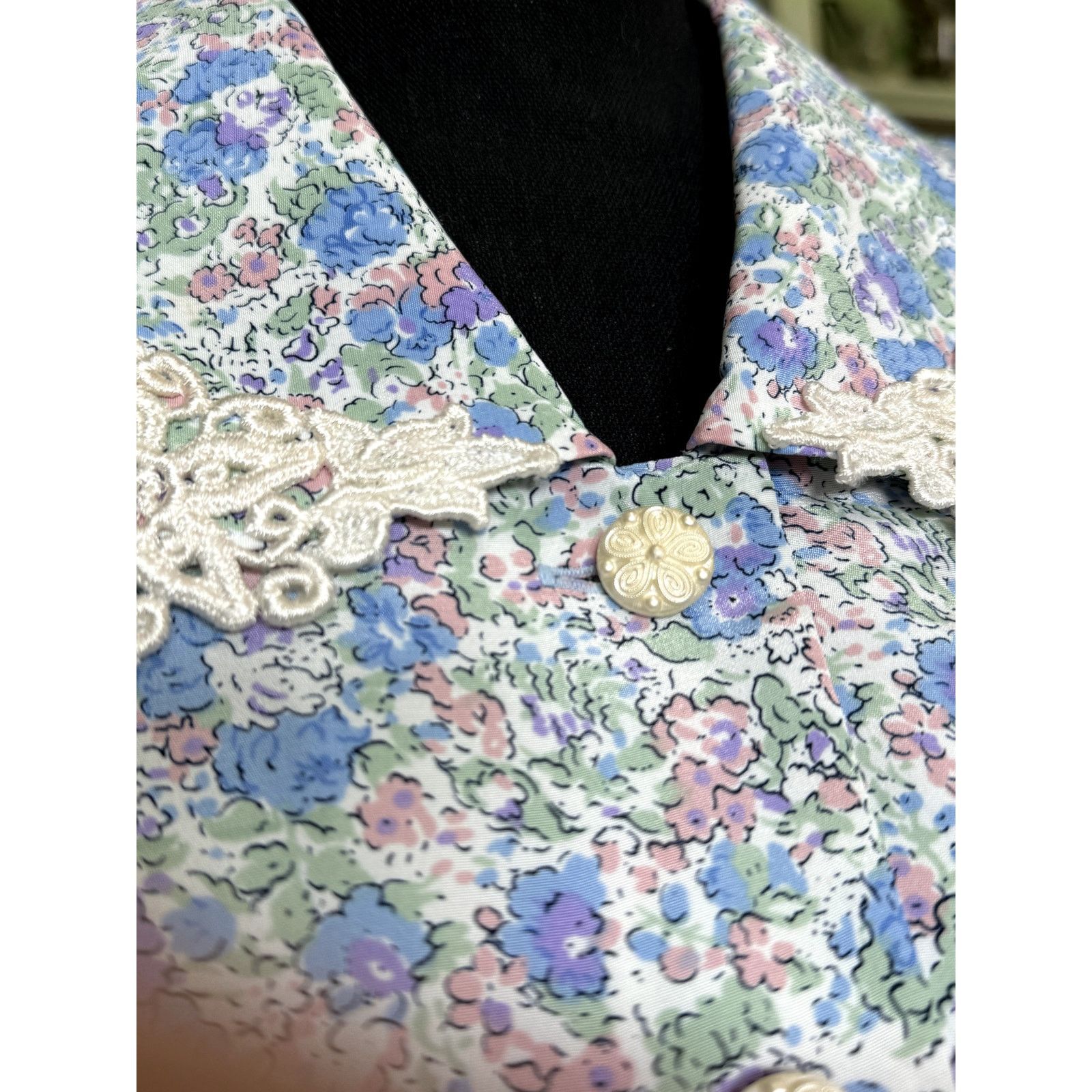 Vintage Vintage Fit n Flare secretary dress 70s does 50s Leslie Fay Size M / US 6-8 / IT 42-44 - 8 Thumbnail