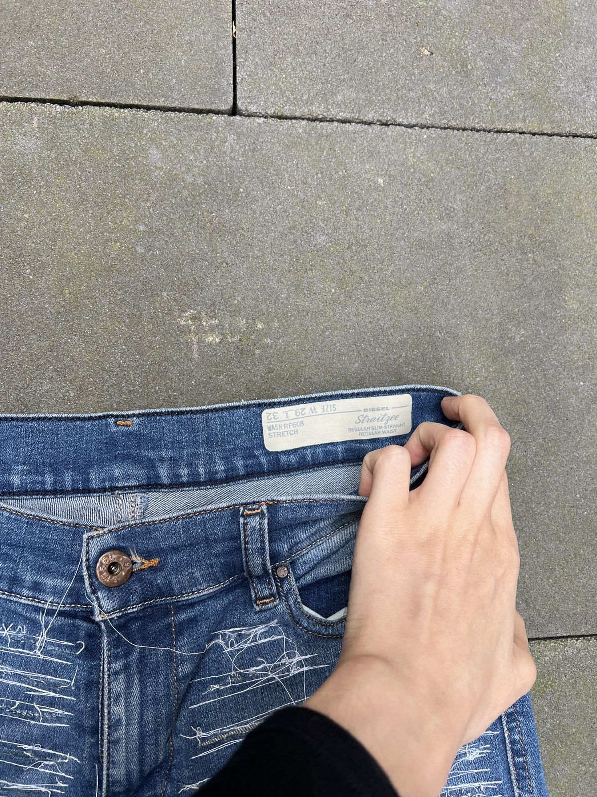 Diesel Diesel denim handmade Size 29" - 5 Thumbnail