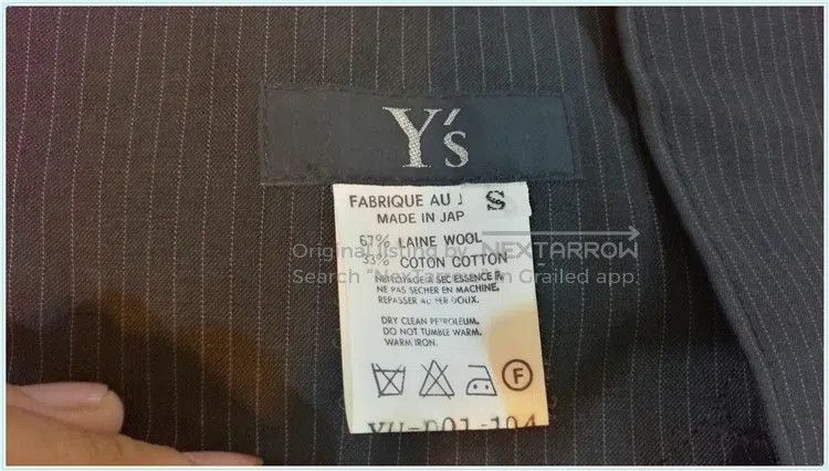 Yohji Yamamoto Yohji Yamamoto Extra-Long Wool Blazer Size S / US 4 / IT 40 - 7 Thumbnail