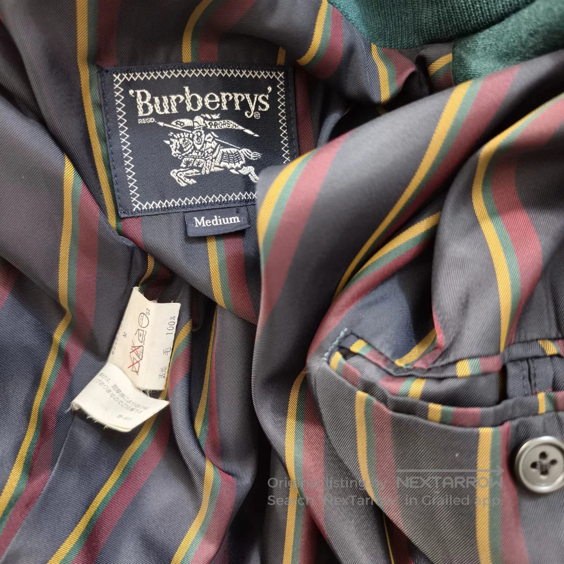 Burberry Vintage Burberry Wool Jacket. Size US M / EU 48-50 / 2 - 7 Thumbnail