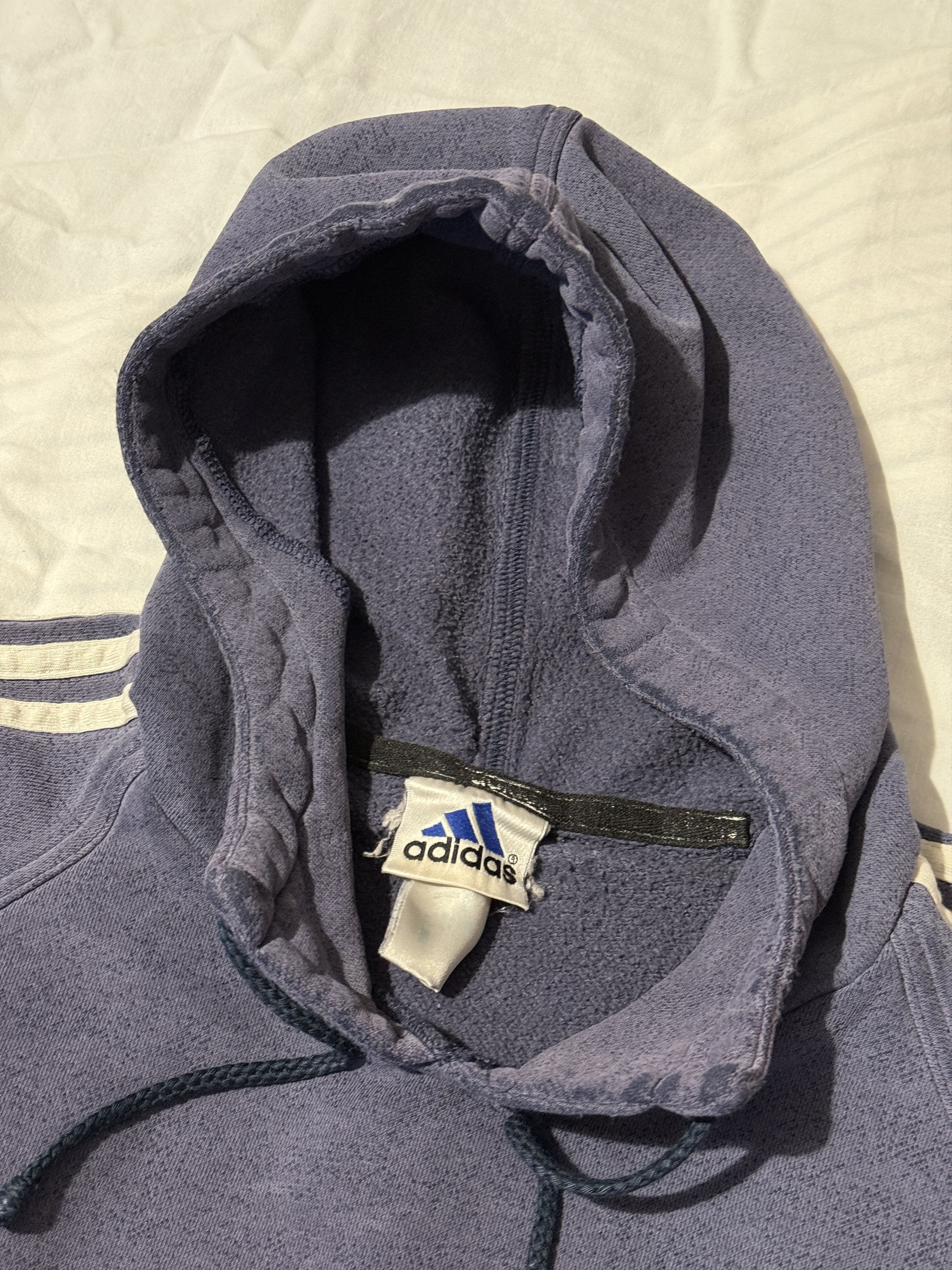 Adidas × Vintage Adidas vintage boxy navy hoodie - L Size US L / EU 52-54 / 3 - 4 Thumbnail