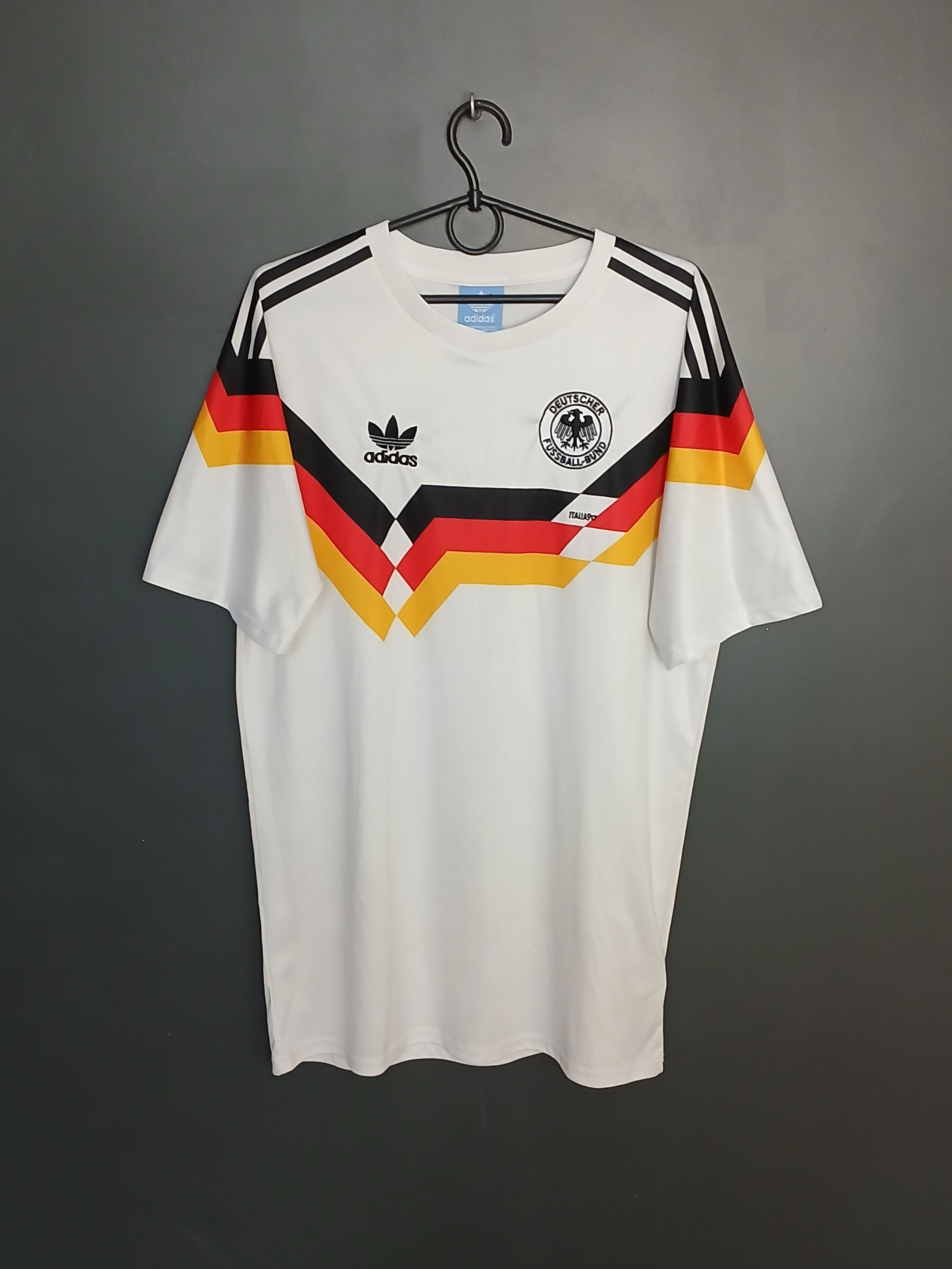 Adidas West Germany 1988/1991 Home Football Jersey T-Shirt Size US M / EU 48-50 / 2 - 1 Thumbnail